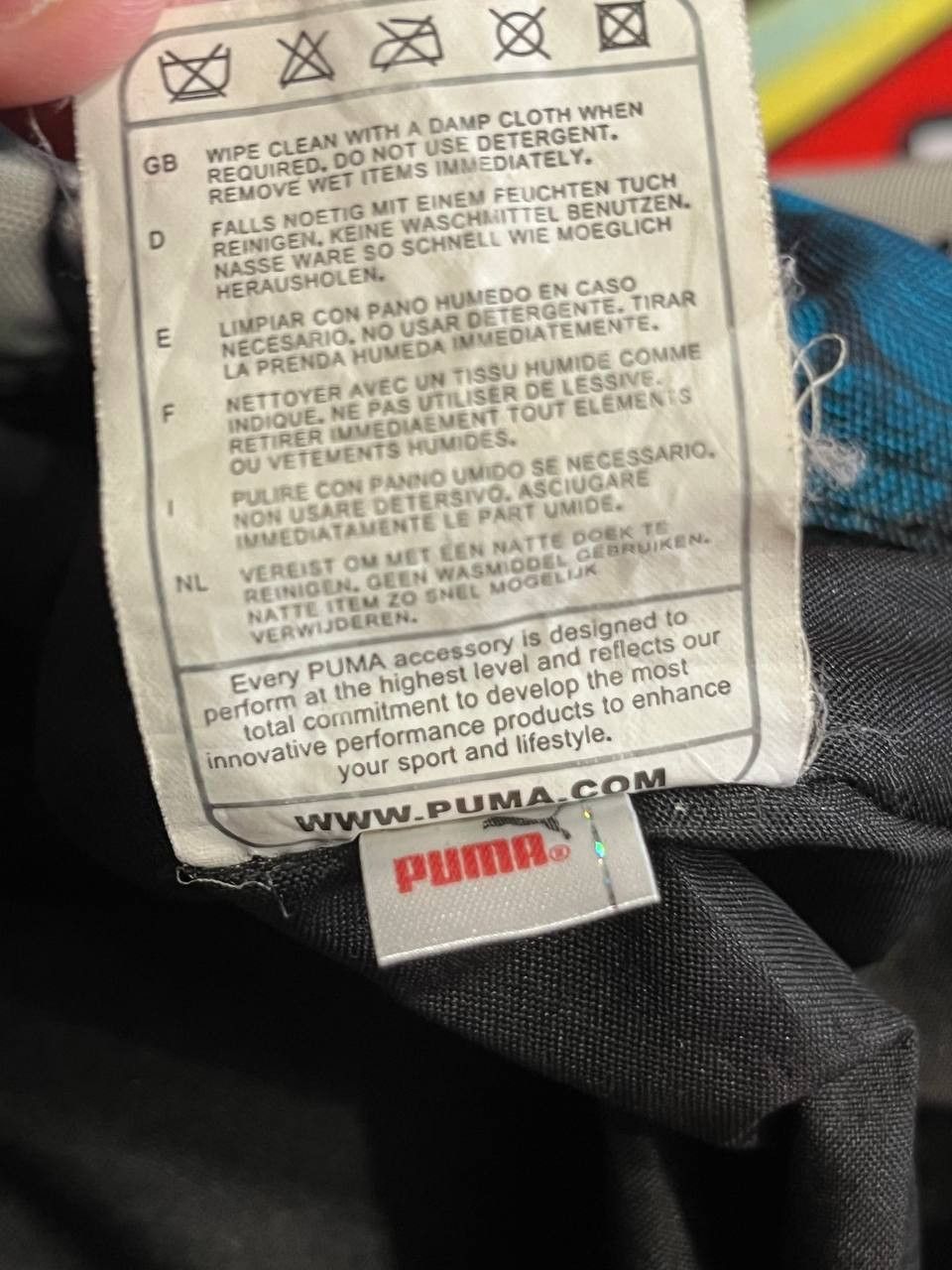 Puma × Vintage Puma body messanger in white/blue OS Size ONE SIZE - 4 Thumbnail