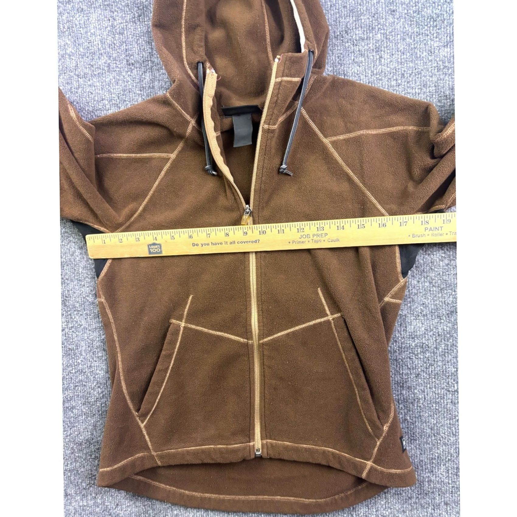 Vintage REI Fleece Full Zip Hoodie Women S Brown Outdoor Jacket Full Zip Hooded Pockets Raglan Sleeve Athletic Fleece Size S / US 4 / IT 40 - 5 Thumbnail