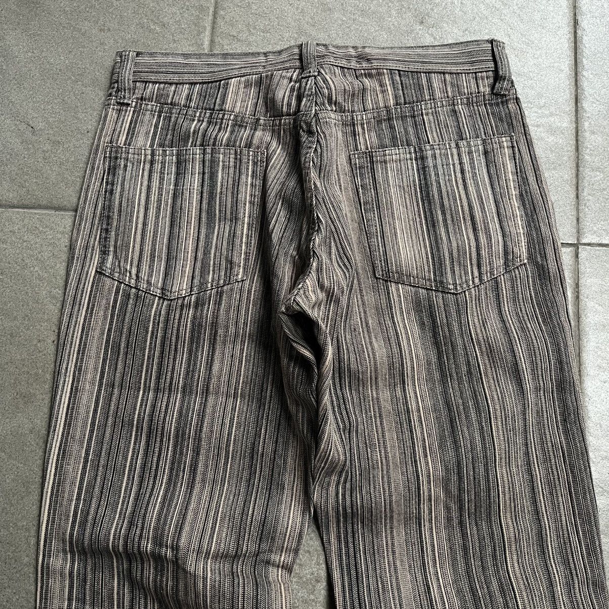 If Six Was Nine 🔥Carter flaree denim stripe pants Size US 32 / EU 48 - 6 Thumbnail