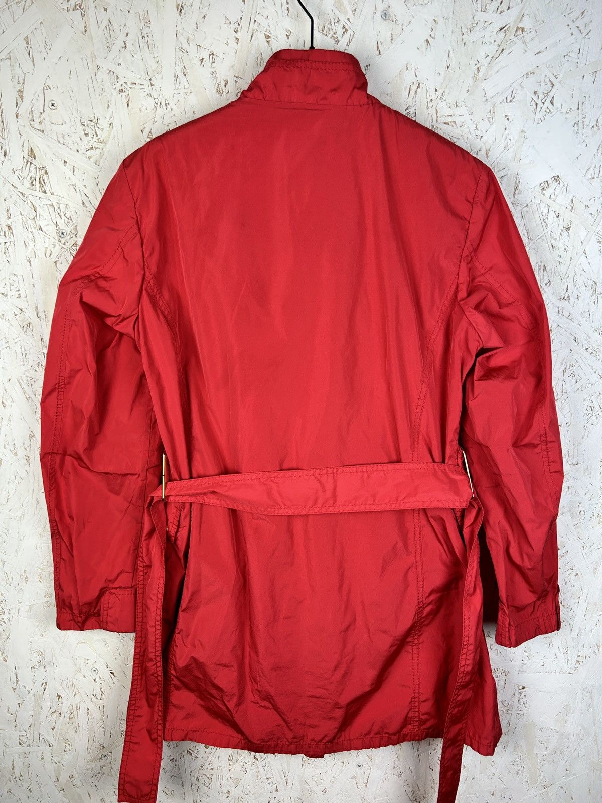 Moncler Moncler Red Rain Jacket Nylon Coat Size 4 Size L / US 10 / IT 46 - 8 Thumbnail