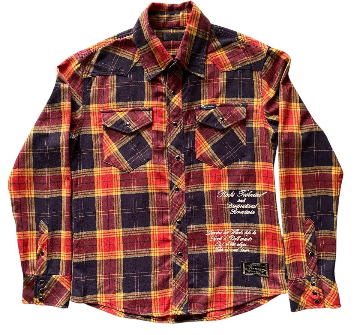 Other Y2K Luv Maison Jackrose Flannel Shirt Size US M / EU 48-50 / 2 - 1 Thumbnail