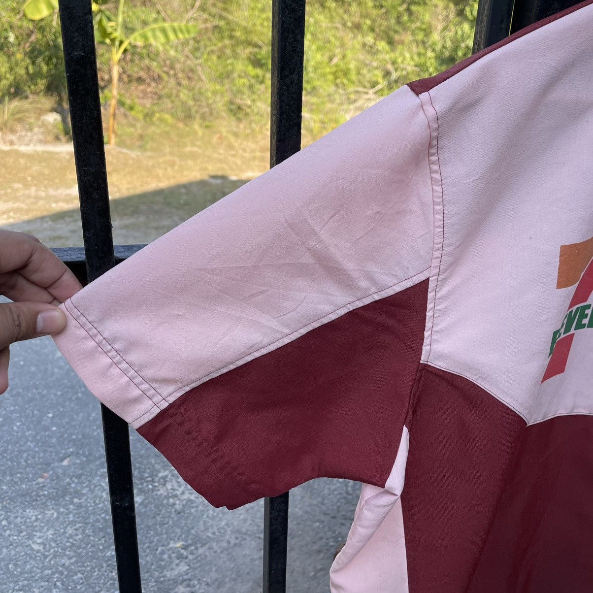 Japanese Brand 🔥Seven Eleven Big Logo Full Zipper Uniform Work Shirts Size US M / EU 48-50 / 2 - 7 Thumbnail