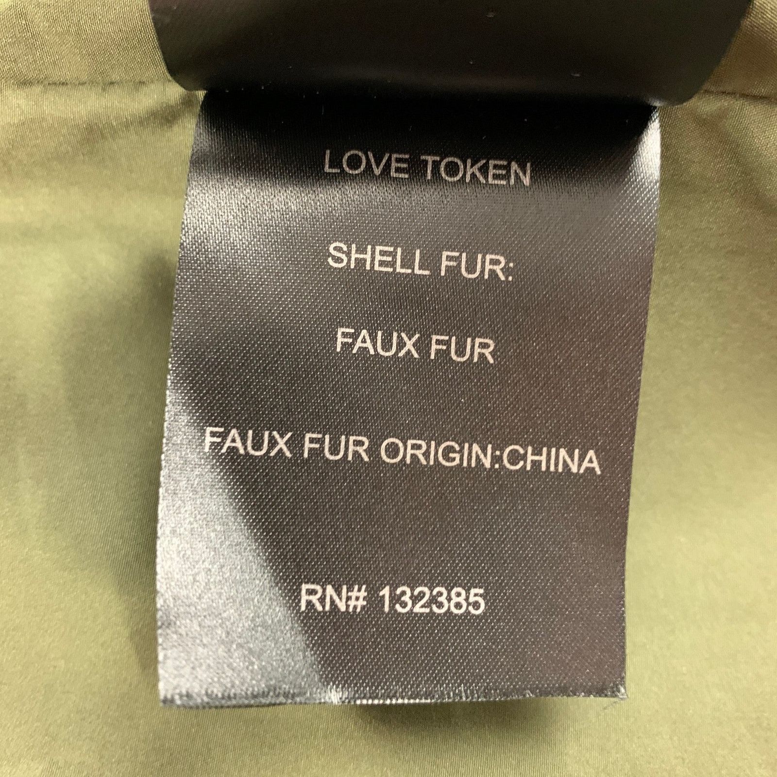 Other LOVE TOKEN Size S Olive Polyester Textured Collarless Coat Size S / US 4 / IT 40 - 5 Thumbnail