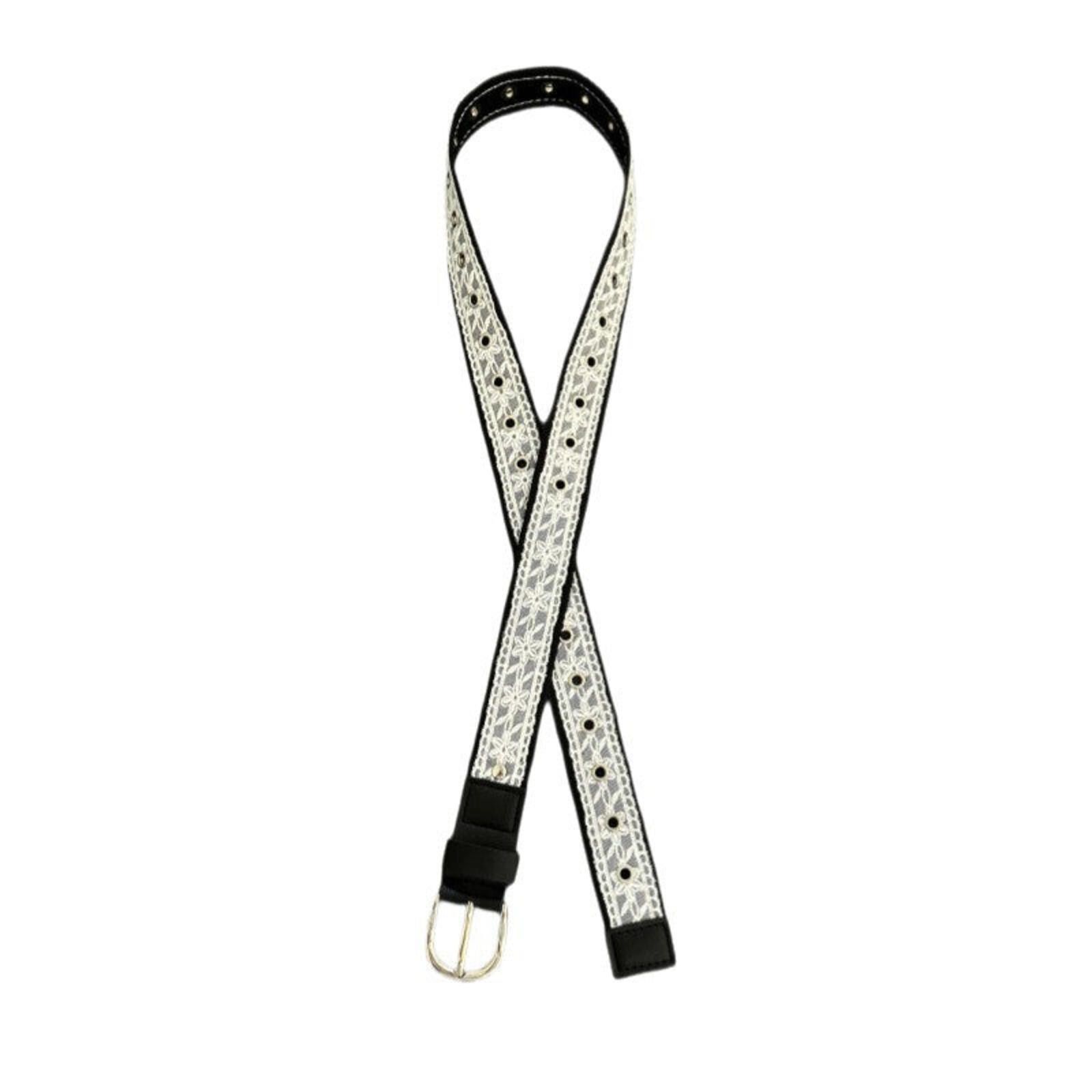 Other Black Lace Cut-Out Belt | Dark Street 102cm Size ONE SIZE - 5 Thumbnail