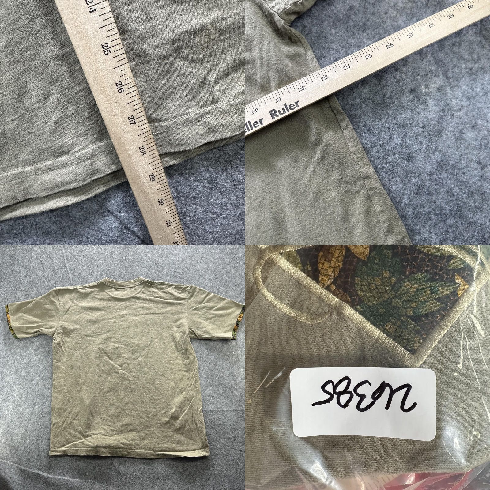 Vintage Montana Shirt Mens Large Tan Mosaic Graphic Camo Trim Outdoors Nature Tee Size US L / EU 52-54 / 3 - 9 Thumbnail