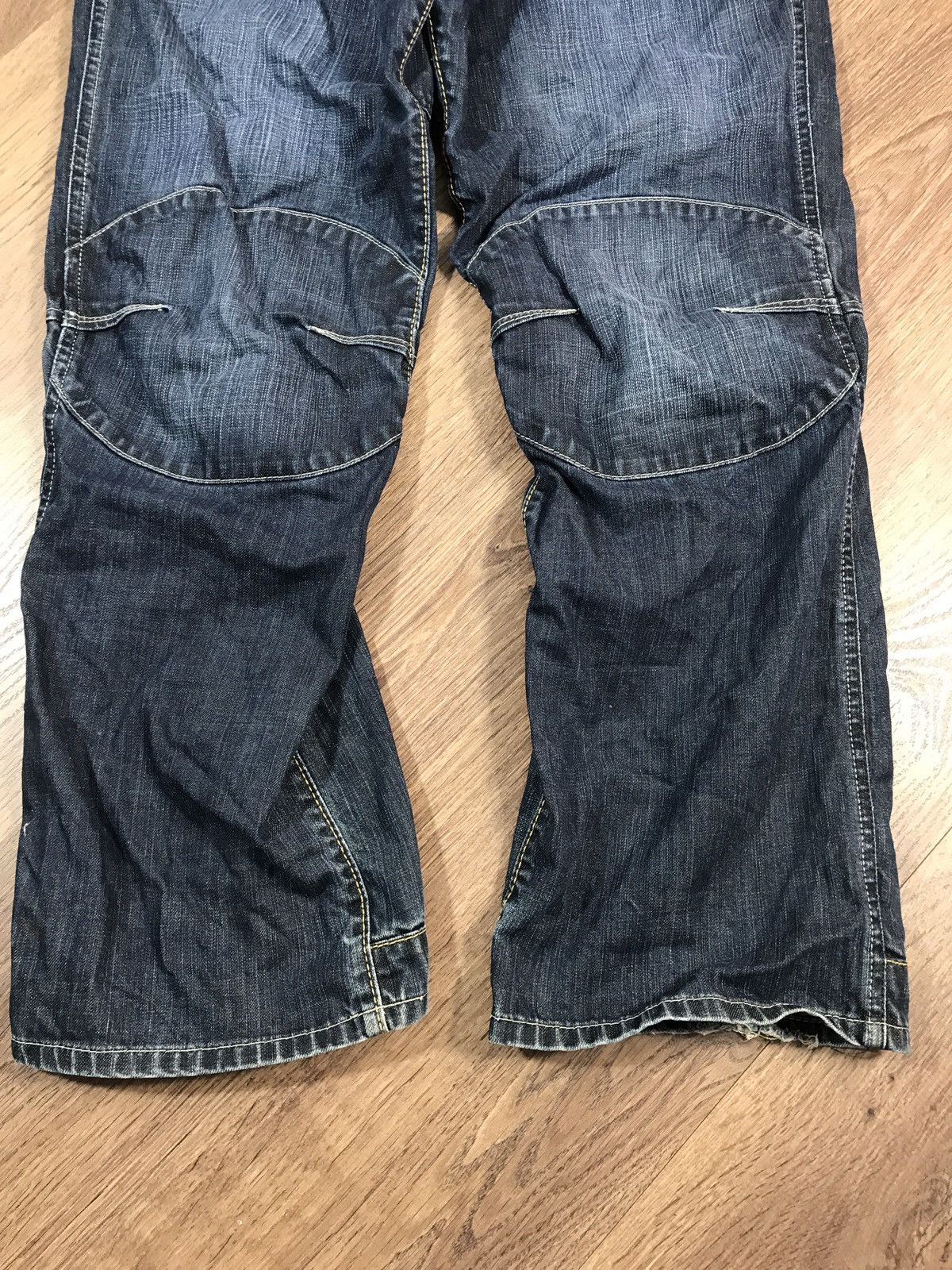 G-Star Vintage G Star Raw Elwood 96 Biker Jeans Y2K Size US 32 / EU 48 - 2 Thumbnail