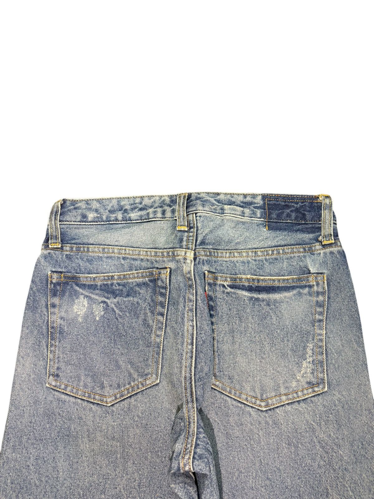 Edwin Vintage Japanese Brand Distressed Selvedge Jeans Size 28" / US 6 / IT 42 - 4 Thumbnail