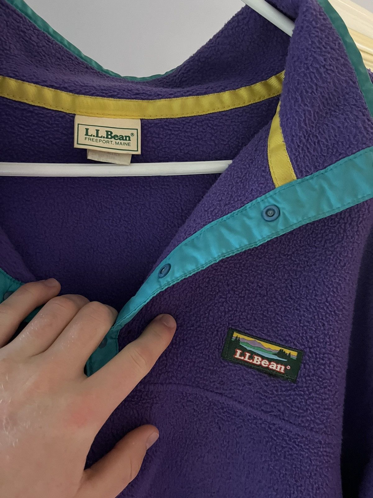 L.L. Bean Vintage fleece pullover Size US L / EU 52-54 / 3 - 3 Thumbnail