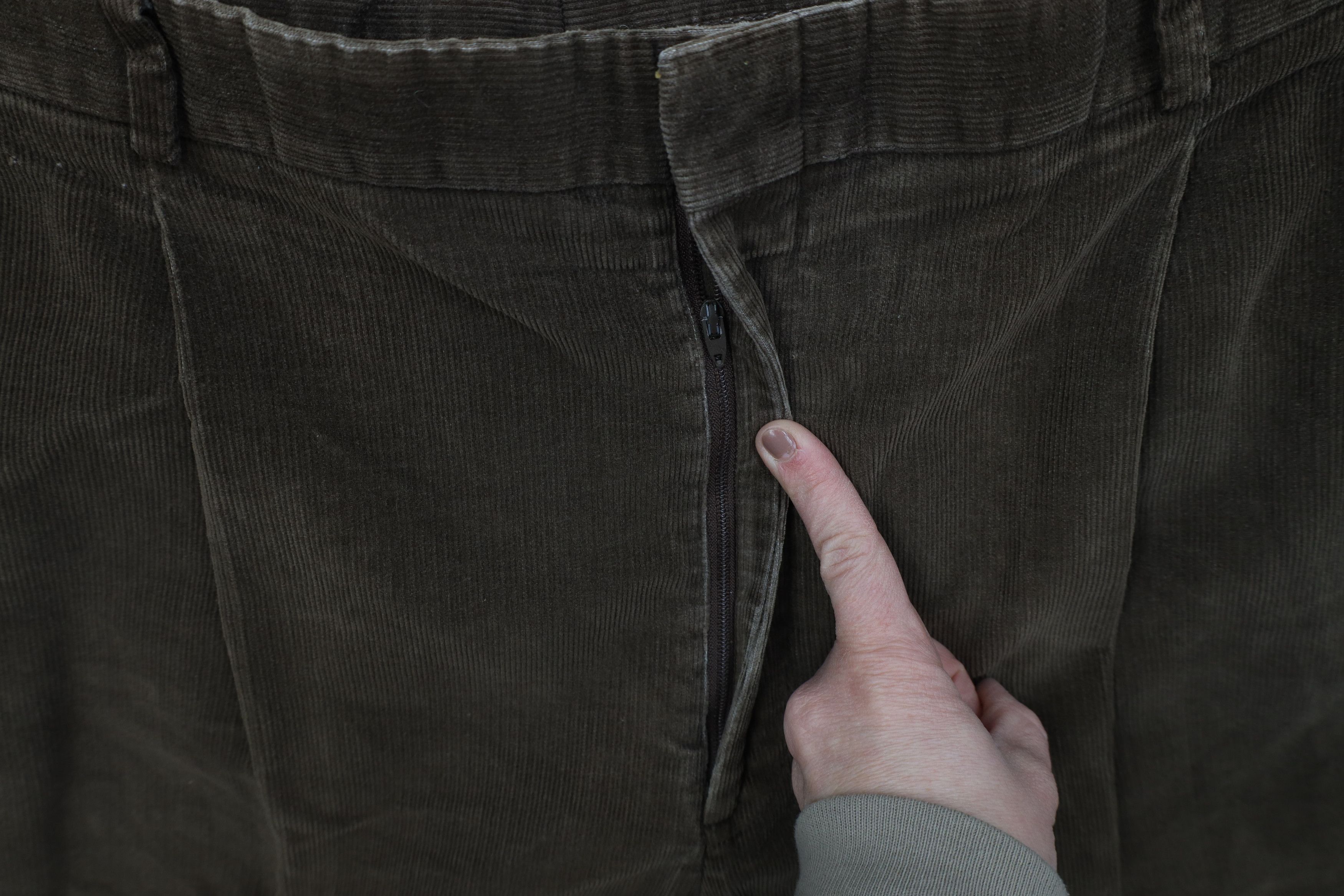 Lands' End Vintage 70s 80s Lands End Wide Leg Corduroy Pants Brown Size US 42 / EU 58 - 6 Thumbnail