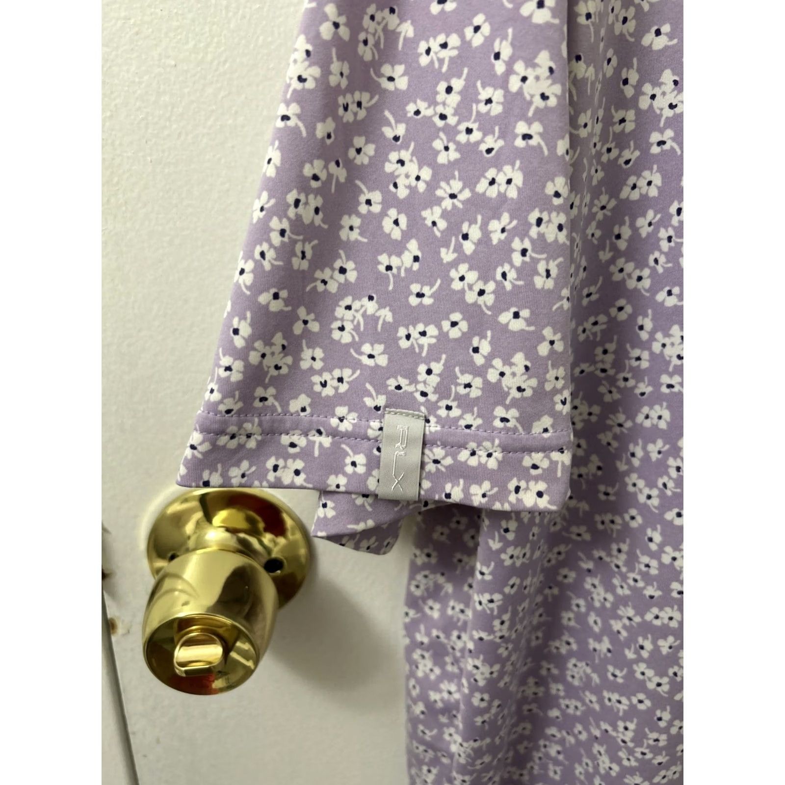 RLX Ralph Lauren RLX Ralph Lauren Polo Shirt Mens Large Purple Floral Wicking Short Sleeve Golf Polo Shirt Mens Large Purple Floral Wicking Short Sleeve Krishna Size US L / EU 52-54 / 3 - 5 Thumbnail