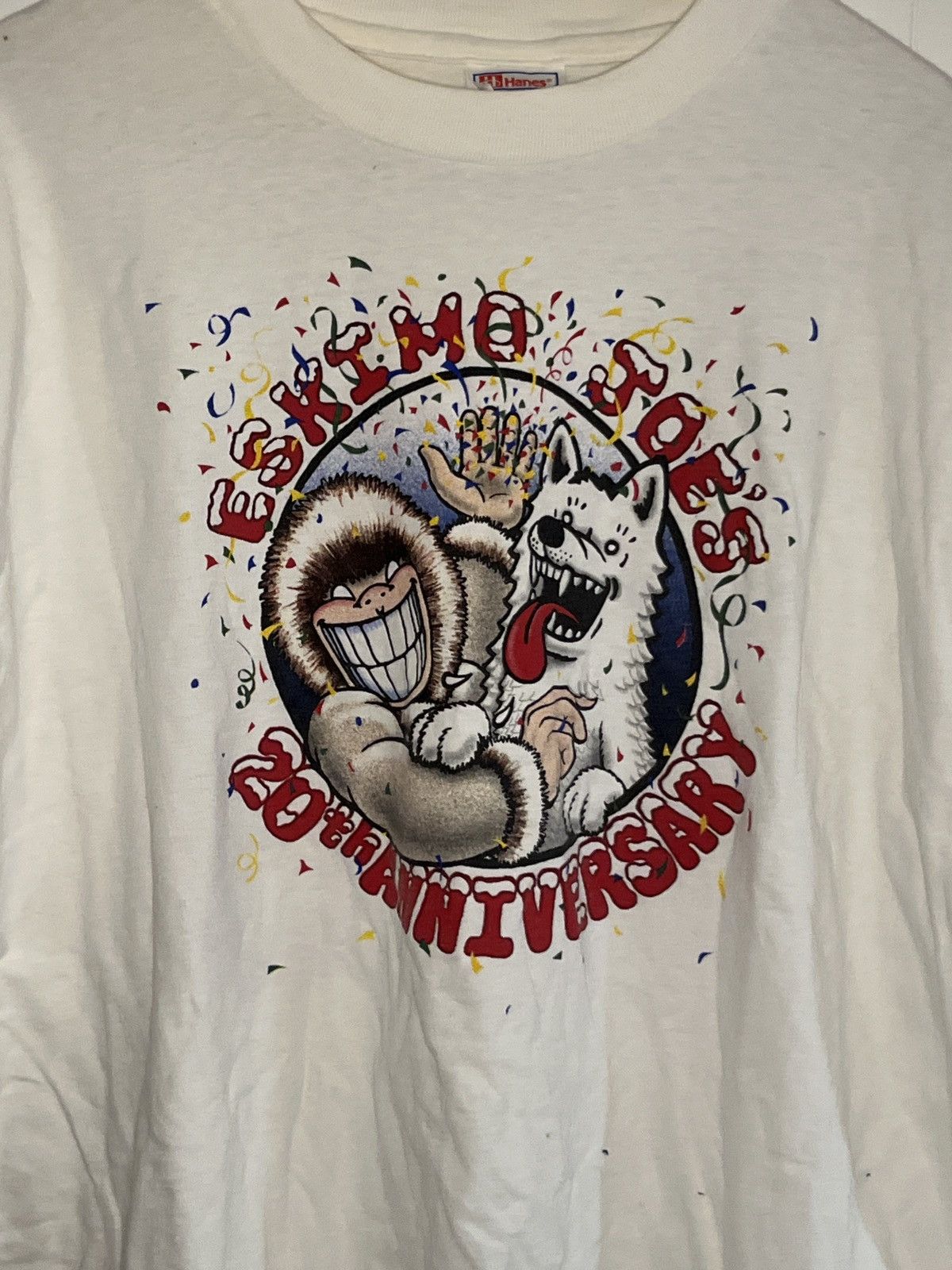 Vintage eskimo Jones 20th anniversary Vintage T-shirt Size US XL / EU 56 / 4 - 4 Thumbnail