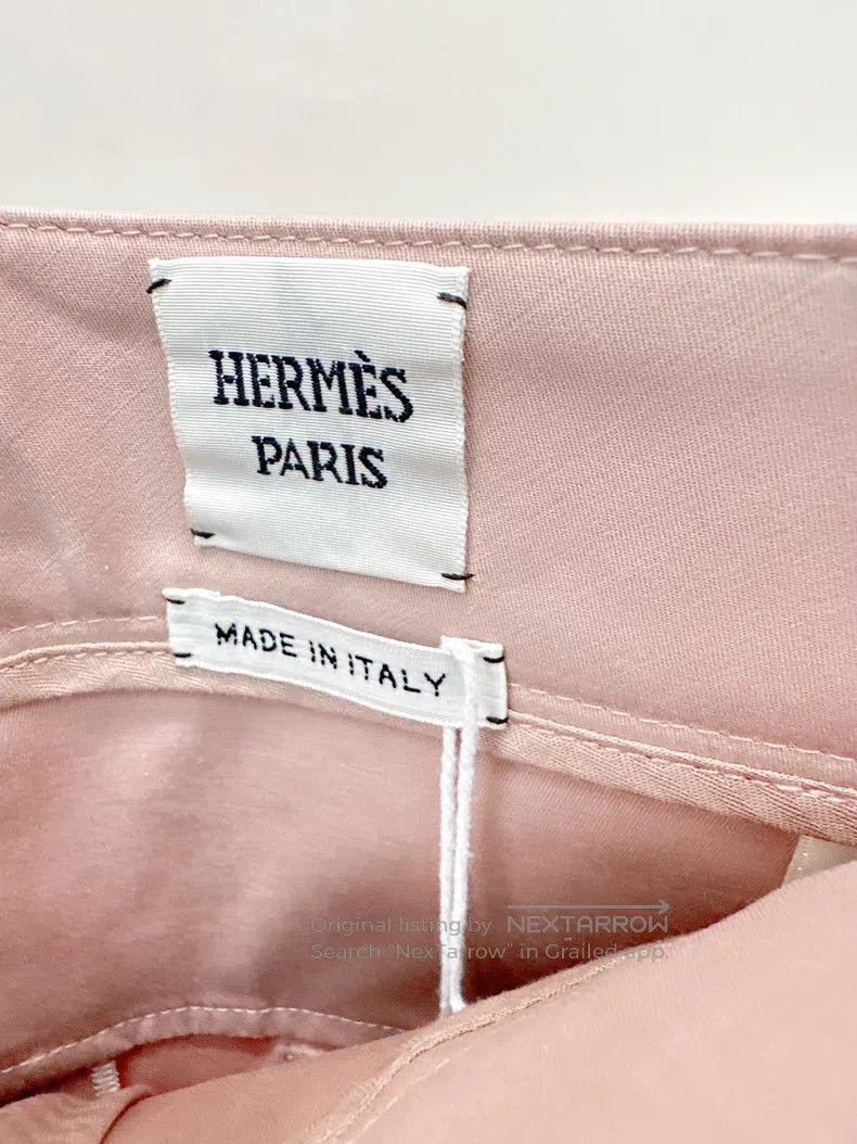Hermes Hermes Pink straight-leg shorts Size 24" / US 00 / IT 34 - 3 Thumbnail