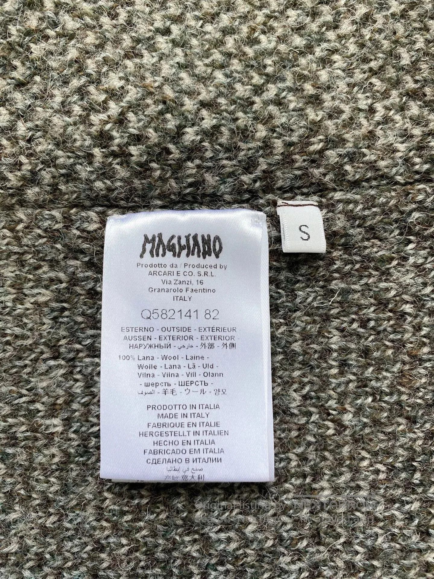 Magliano Deconstructed Wool Zip Jacket with Color Block. Size US S / EU 44-46 / 1 - 6 Thumbnail