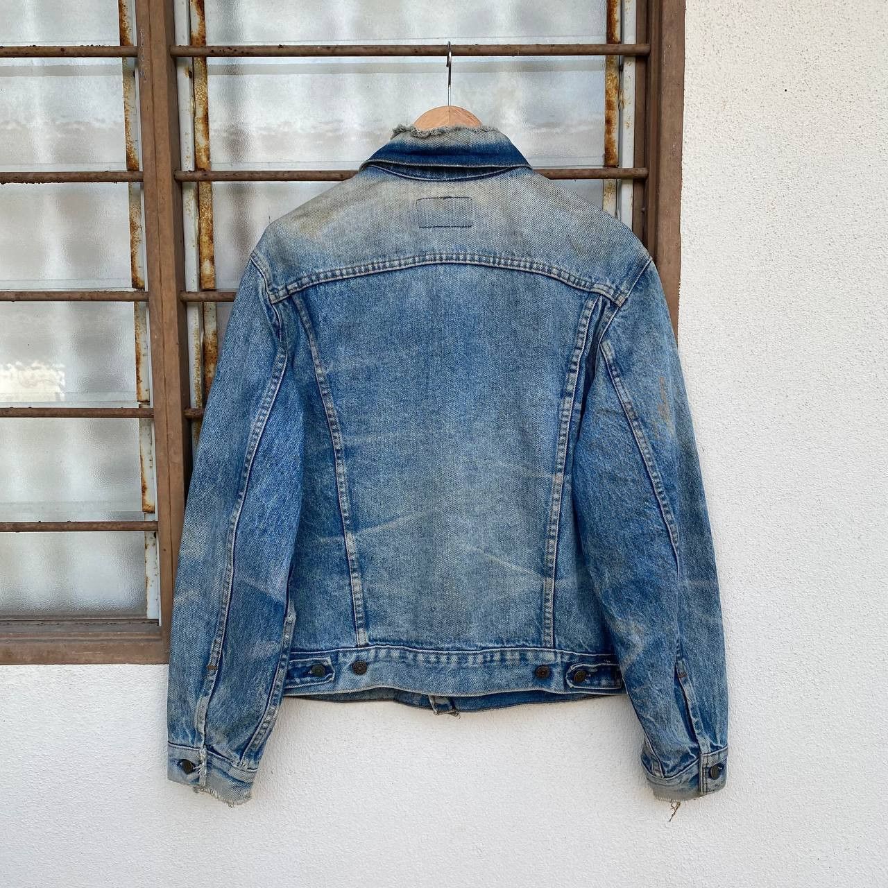 Levi's CRAZY PIECES LEVIS VINTAGE HONEYCOMBS FADED DISTRESSED DENIM Size US M / EU 48-50 / 2 - 5 Thumbnail
