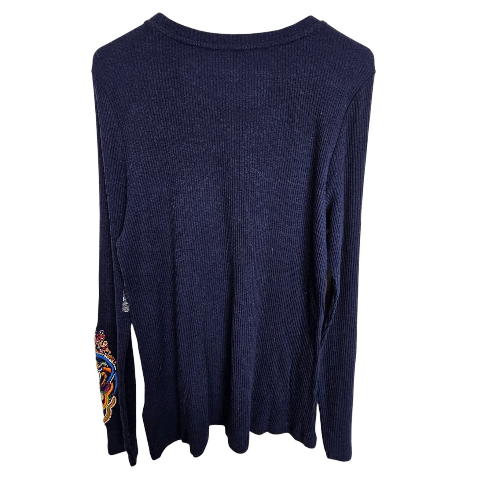Soft Surroundings Soft Surroundings WomensEmbroidered Beaded Top Sz XL Stretch Size XL / US 12-14 / IT 48-50 - 10 Thumbnail