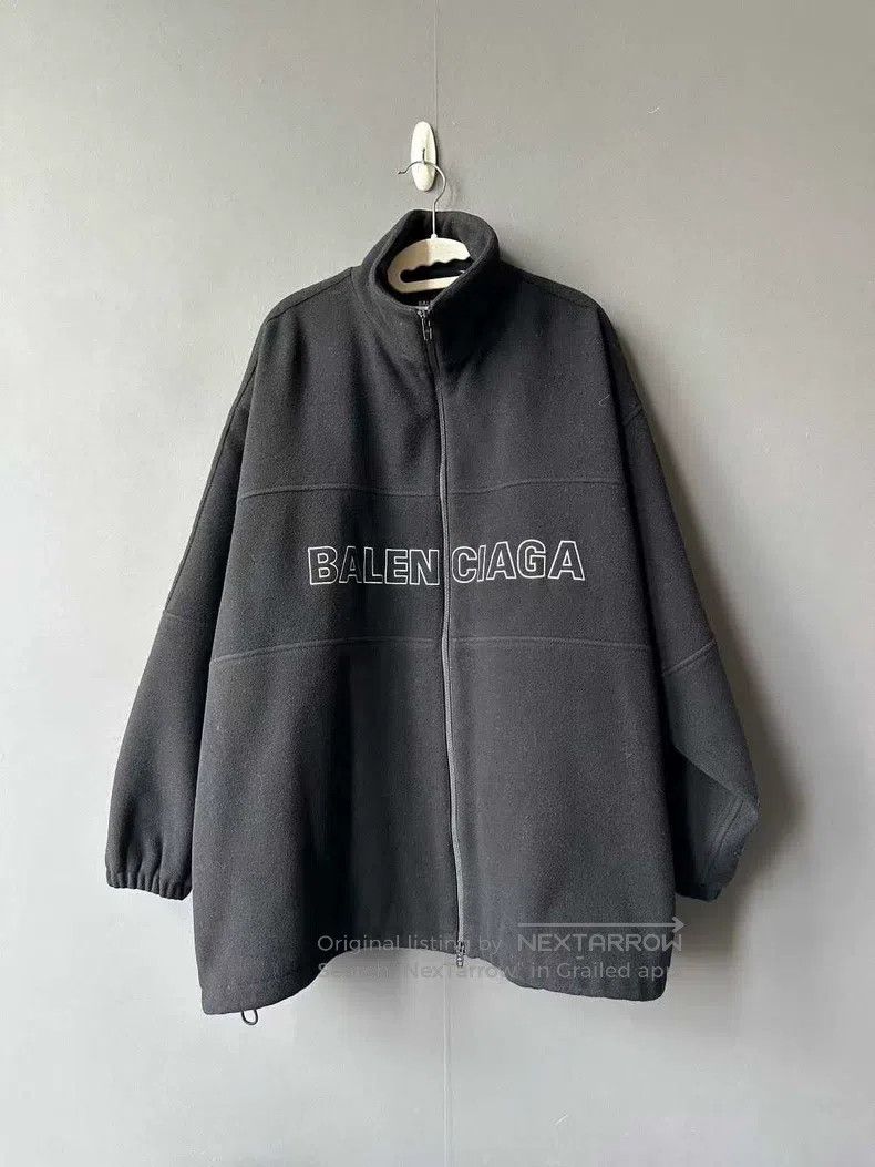 Balenciaga Balenciaga Wool Cotton Jacket Waterproof Windbreaker Size US S / EU 44-46 / 1 - 1 Thumbnail