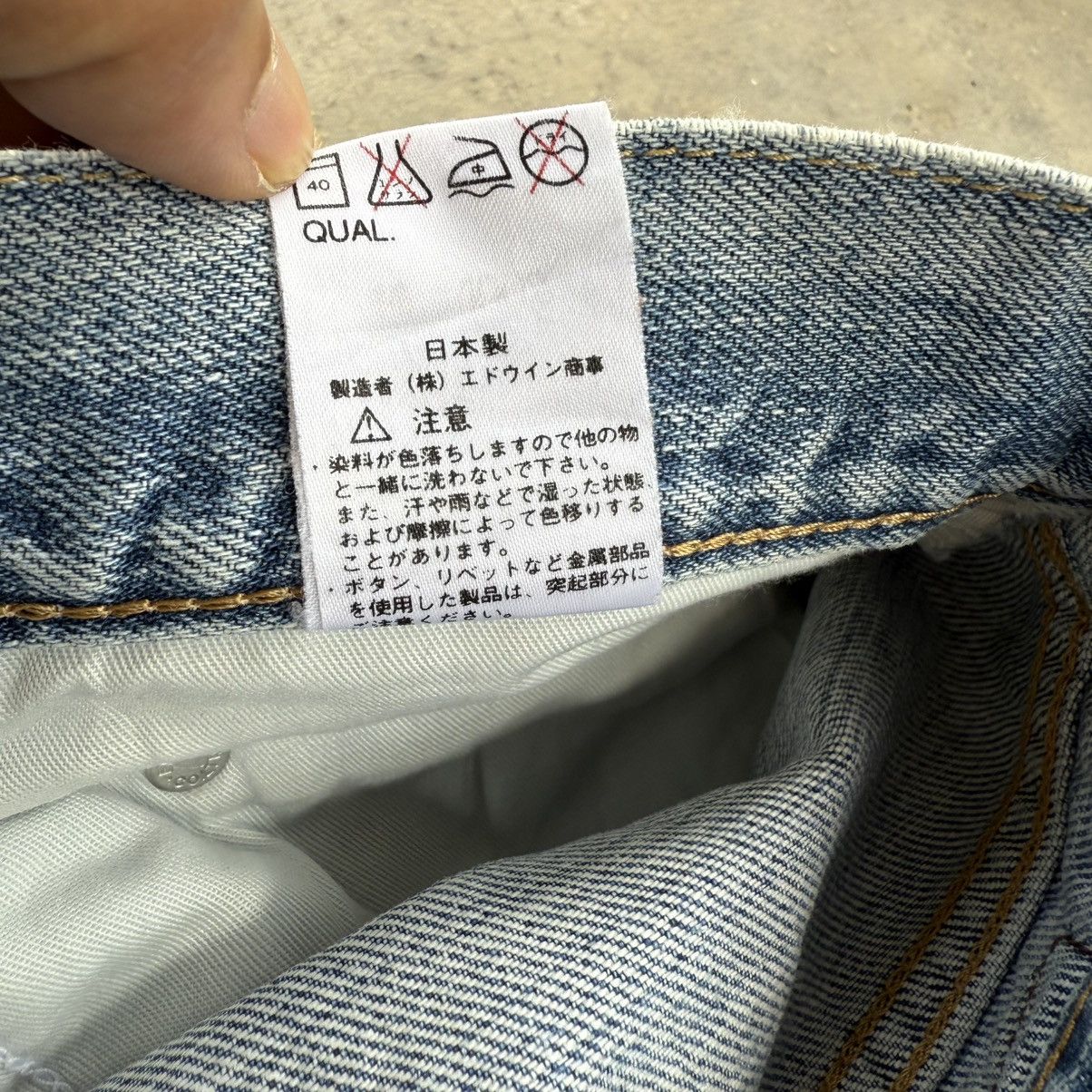 Edwin × Jean × Vintage VINTAGE EDWIN FADED PATCH JEANS DENIM PANTS Size US 32 / EU 48 - 15 Thumbnail