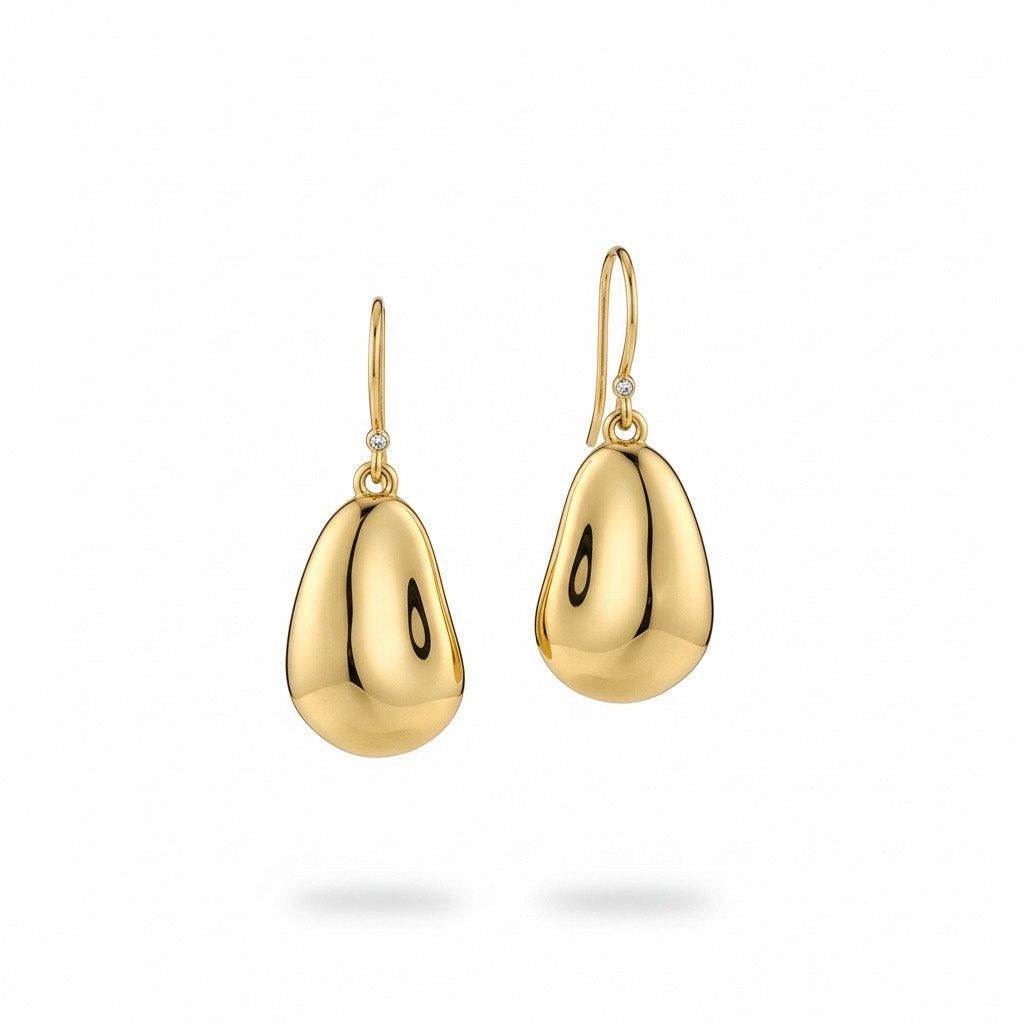 Anne Klein Anne Klein Gold Tone Teardrop Dangle Earrings NWT Size ONE SIZE - 1 Thumbnail