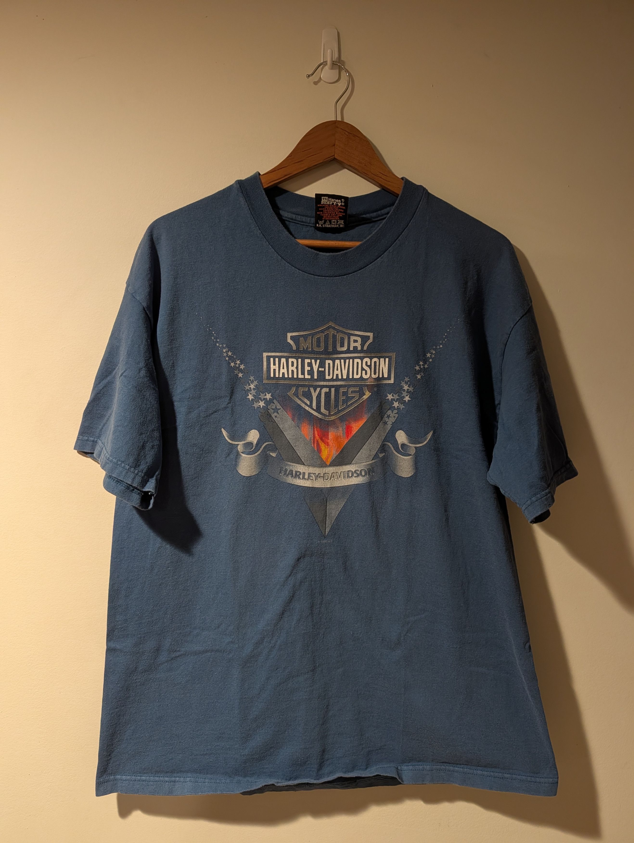 Harley Davidson VTG Harley Davidson T Shirt Hannums Media Eagle Liberty Bell Size US XL / EU 56 / 4 - 1 Thumbnail
