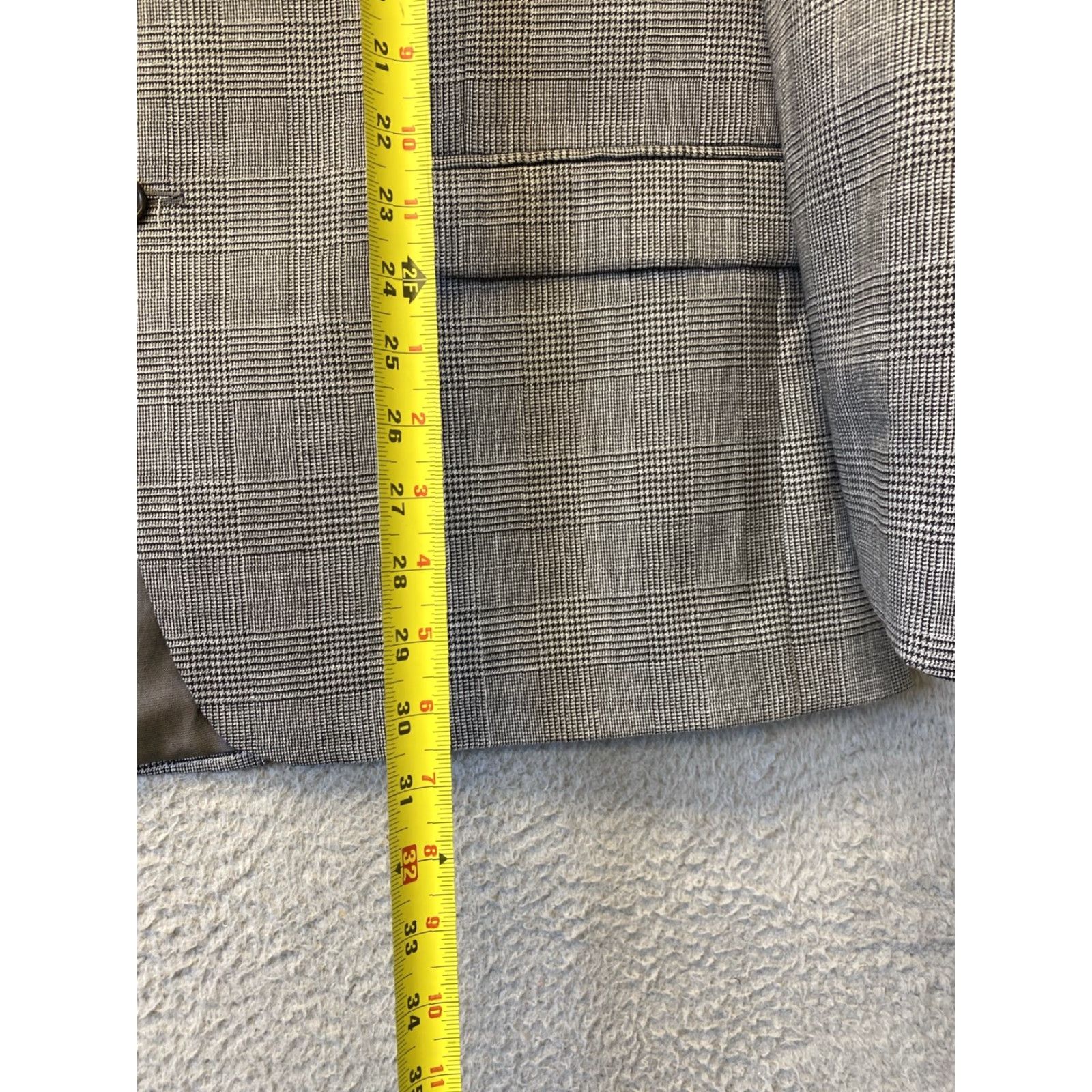 Ralph Lauren Ralph Lauren Blazer Jacket Glen Plaid Gents Flex 48R Gray Plaid / 142-17 Size 48R - 6 Thumbnail