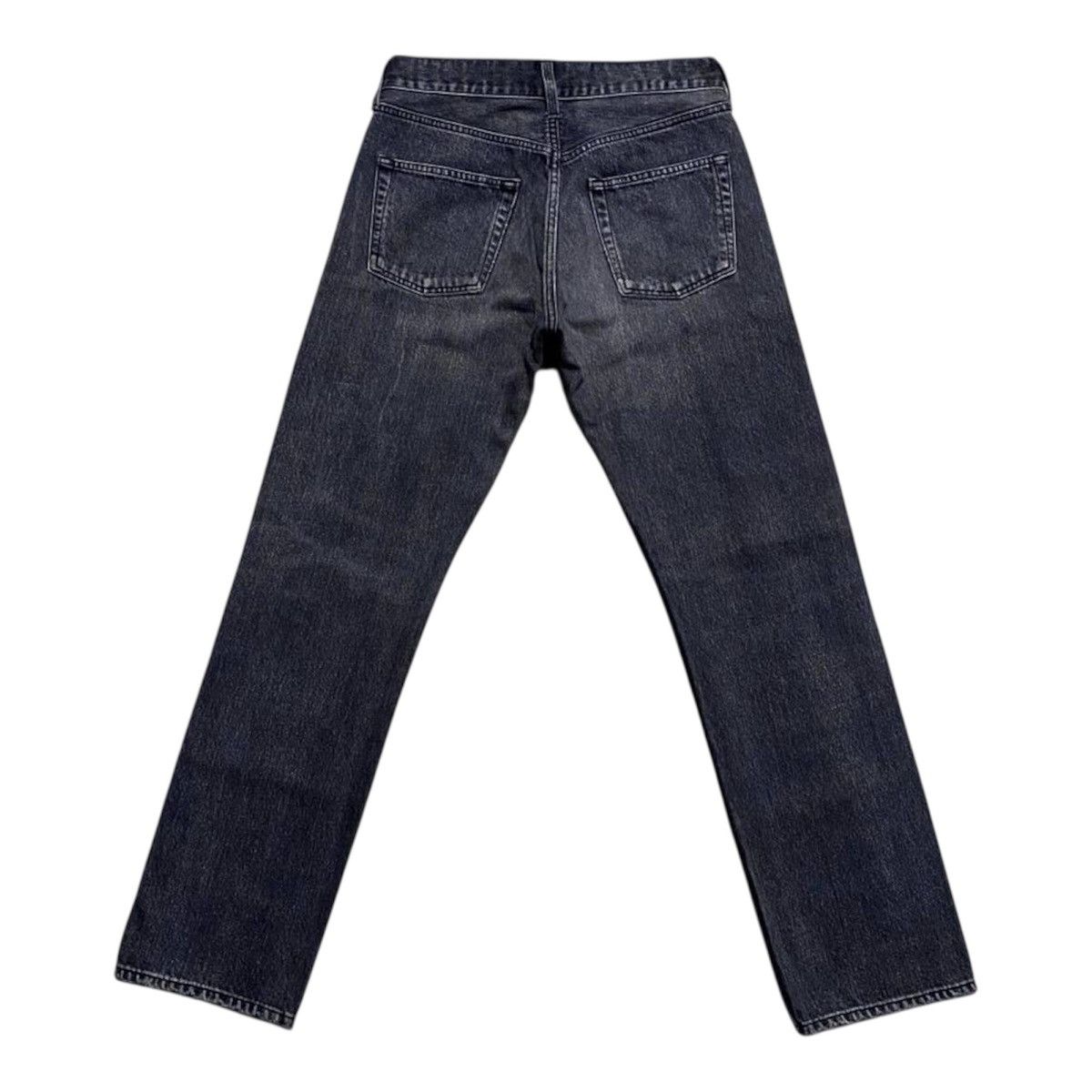 Balenciaga Unisex Balenciaga FW’17 Archetype Graphite Black Denim Jeans Size US 28 / EU 44 - 2 Thumbnail