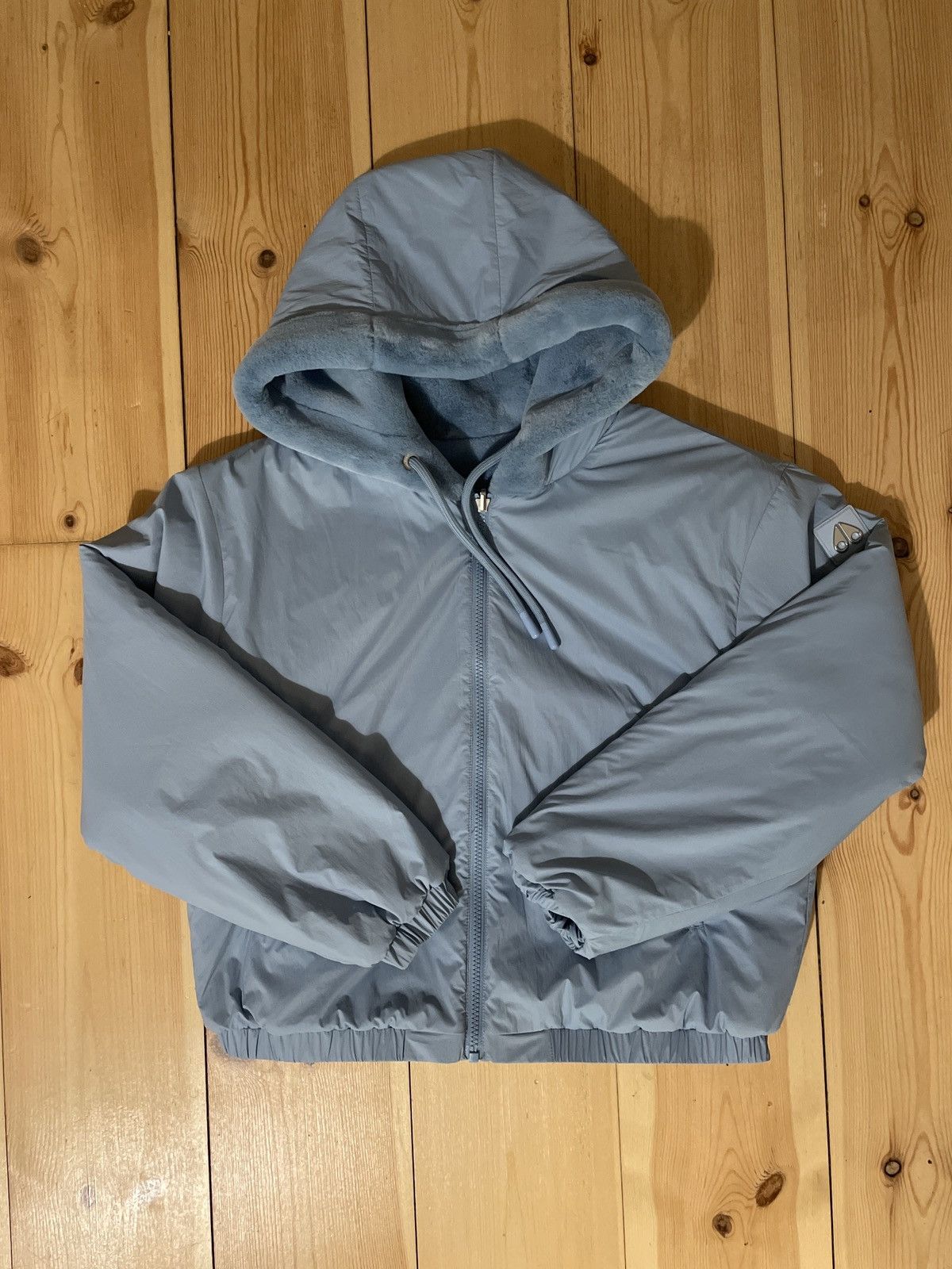 Moose Knuckles Eaton Reversible Bunny Bomber/Fur Jacket Size S / US 4 / IT 40 - 1 Thumbnail