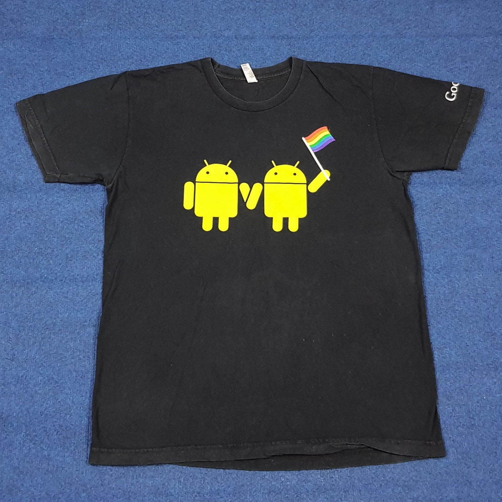 Vintage Vintage Google Android LGBT Promo Tshirt C285N59 Size US L / EU 52-54 / 3 - 1 Thumbnail