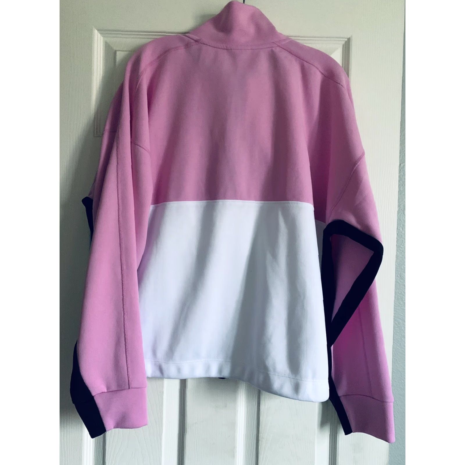 DKNY Womens DKNY Sport 1/2 Zip Rose Bud Pullover XL Pink Top Activewear Pullover DKNY Womens Regular Fit Size XL / US 12-14 / IT 48-50 - 7 Thumbnail