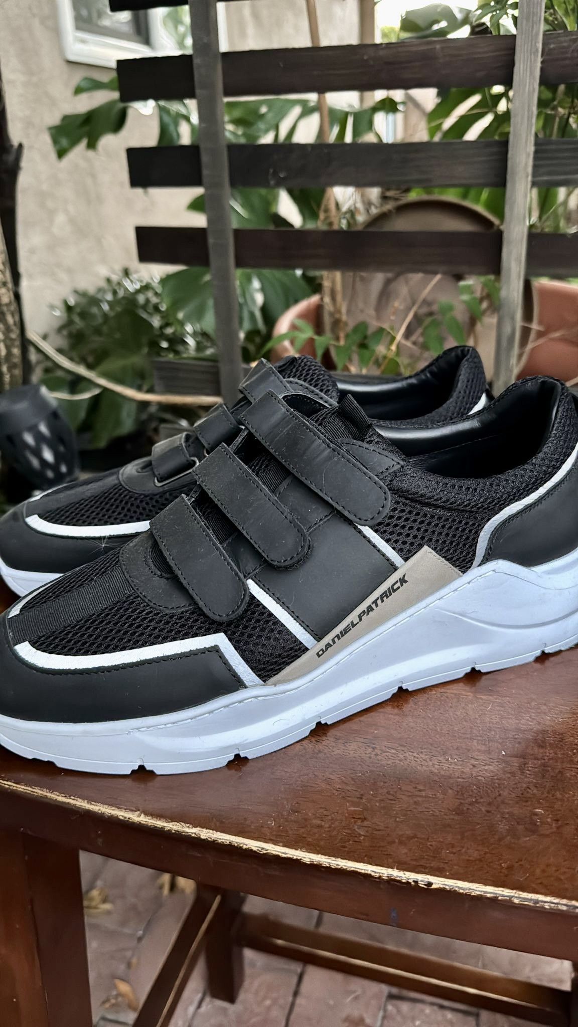 Daniel Patrick Daniel Patrick Black Velcro Shoes Size 43 Made In Portugal Size US 10 / EU 43 - 1 Thumbnail