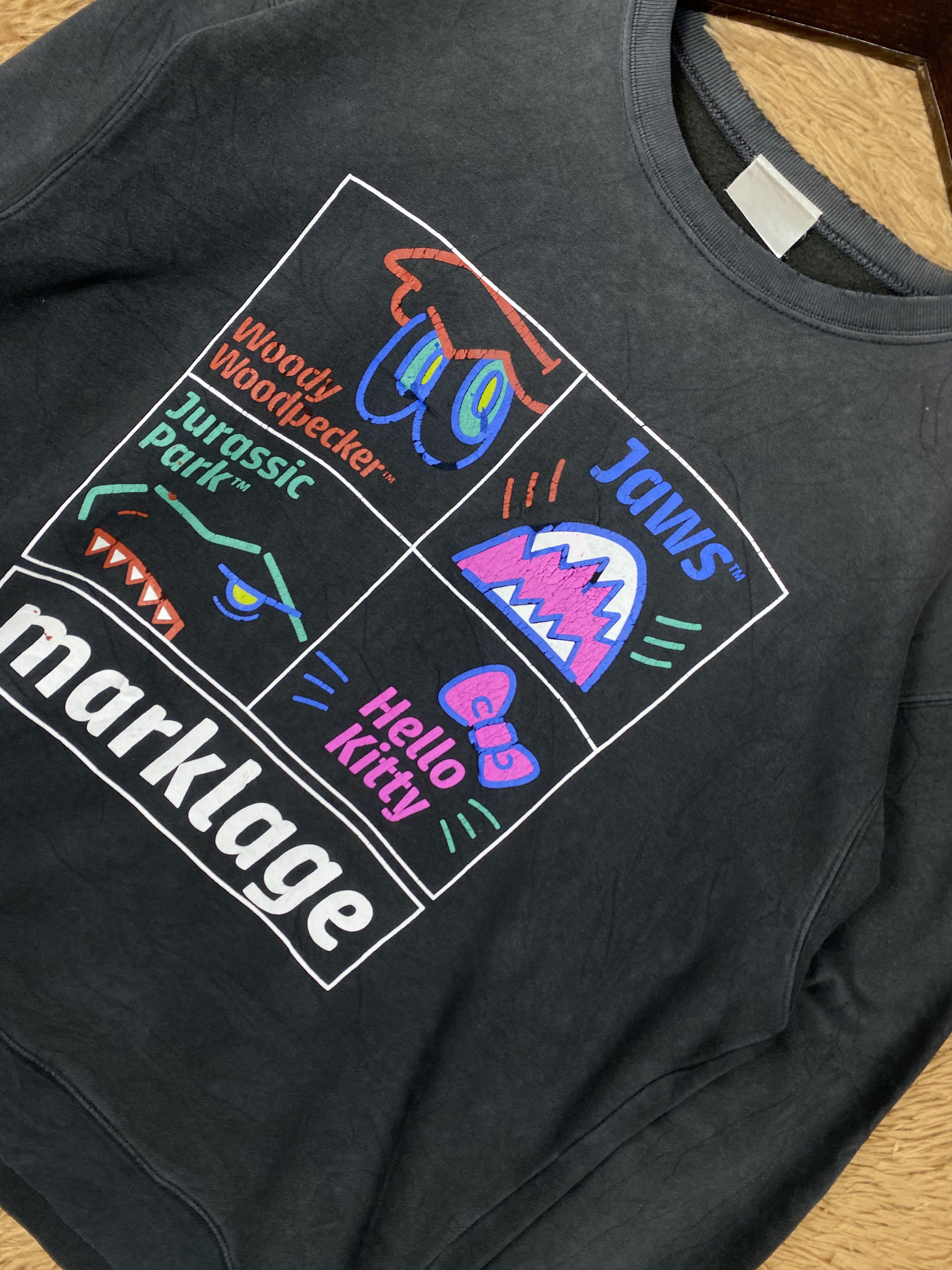 Other Vintage Universal Studios Movie Faded Sweatshirts PS0307 Size US XL / EU 56 / 4 - 2 Thumbnail