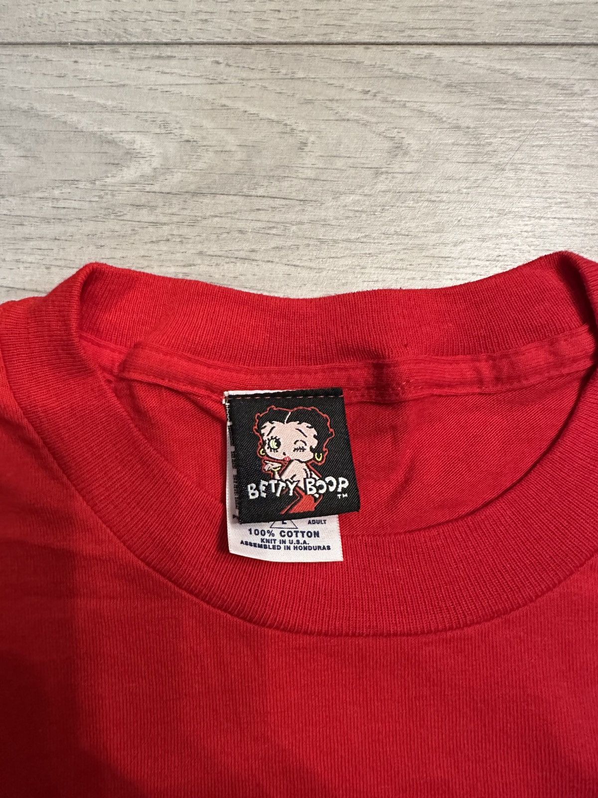Vintage 2005 Betty Boop Felix The Cat Red Florida Tee Size US L / EU 52-54 / 3 - 3 Thumbnail