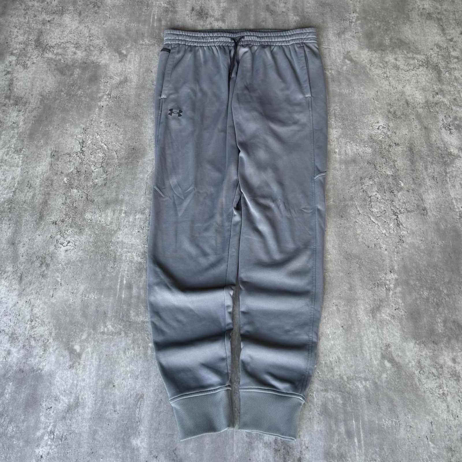 Under Armour × Vintage Vintage Y2K Under Armour Baggy Grey Grunge Opium Sweatpants Size US 36 / EU 52 - 1 Thumbnail
