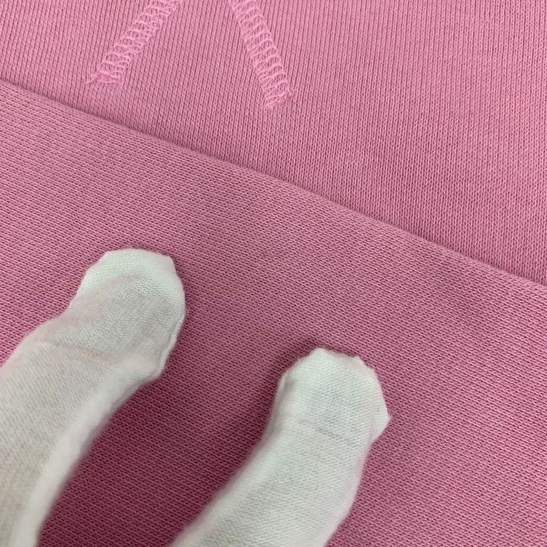Loewe Loewe Pink logo printed cotton hooded terry sleeve hoodie Size M / US 6-8 / IT 42-44 - 9 Thumbnail