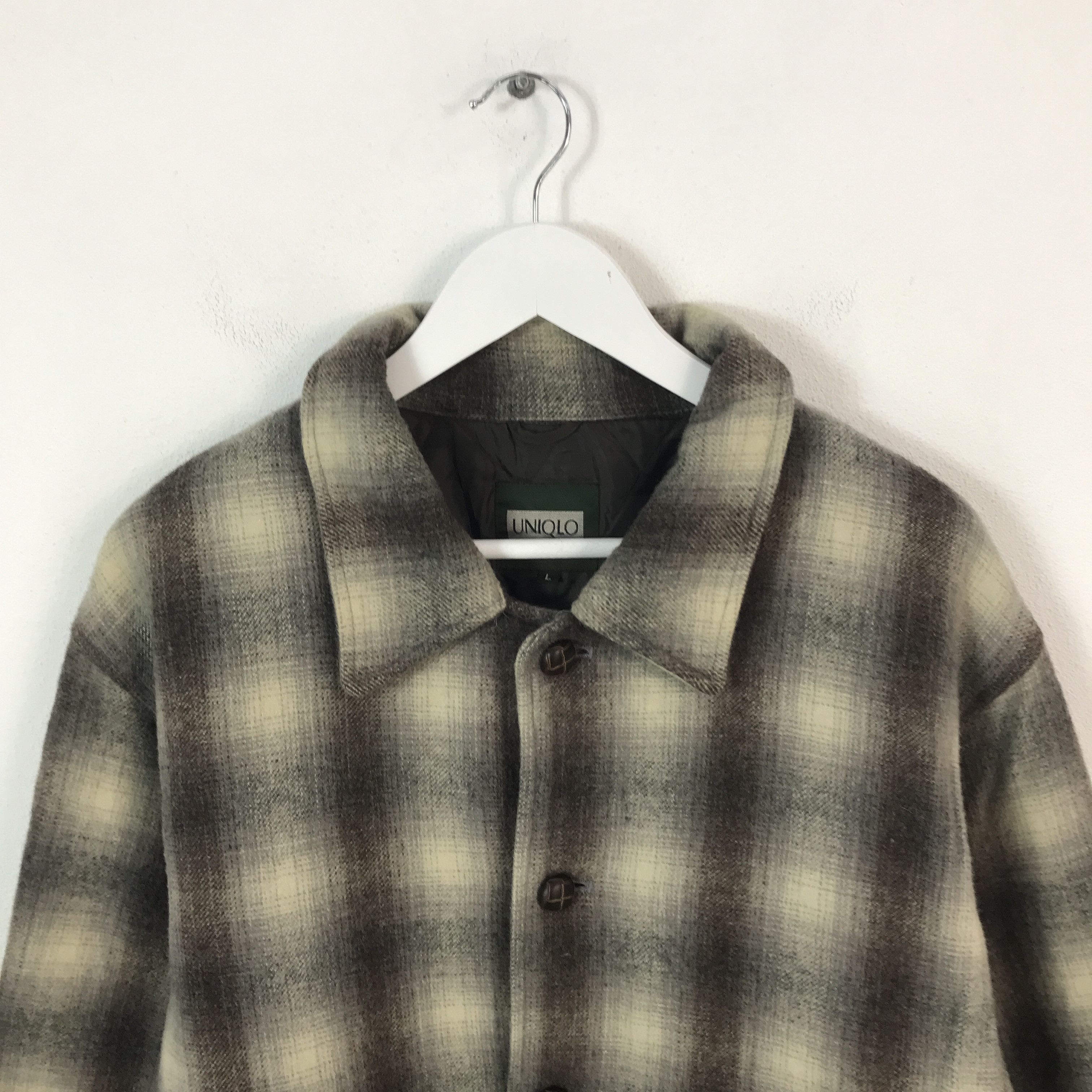 Japanese Brand × Uniqlo Uniqlo Japan Wool Button Jacket Size US L / EU 52-54 / 3 - 2 Thumbnail