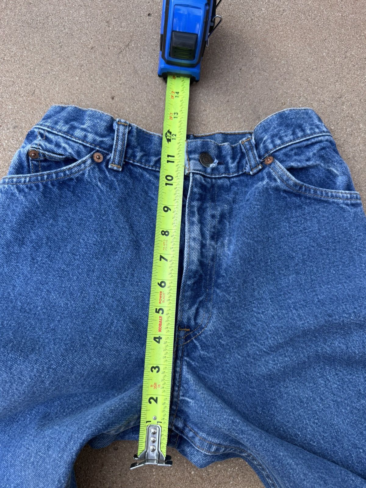 Levi's Vtg 70s Levi’s 26089 Orange Tab Bellbottom Flare Jeans 26x31 Size 26" / US 2 / IT 38 - 13 Thumbnail