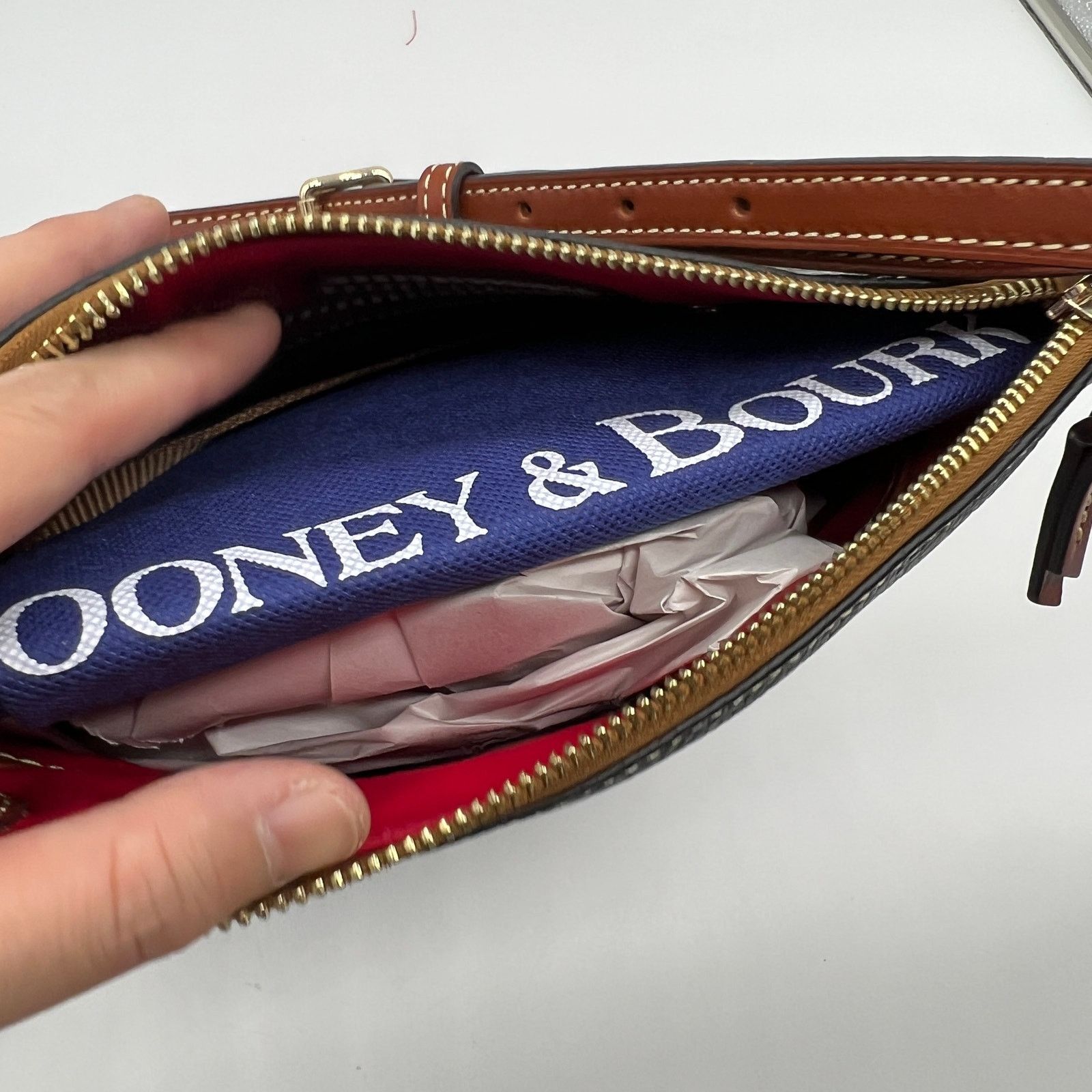 Dooney & Bourke Dooney & Bourke Pebble Leather Crossbody Purse Black Size ONE SIZE - 10 Thumbnail