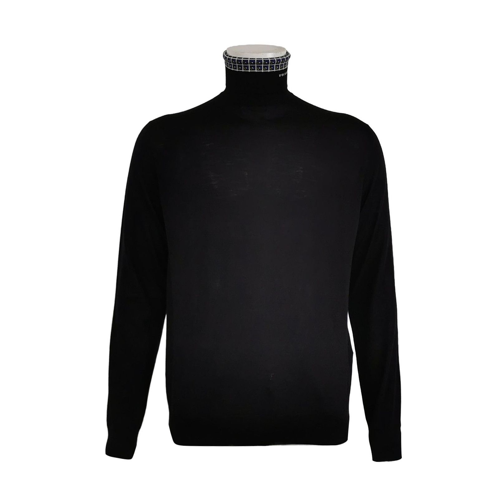 Prada Prada Wool Blend Logo Turtleneck Sweater L Size US L / EU 52-54 / 3 - 1 Thumbnail