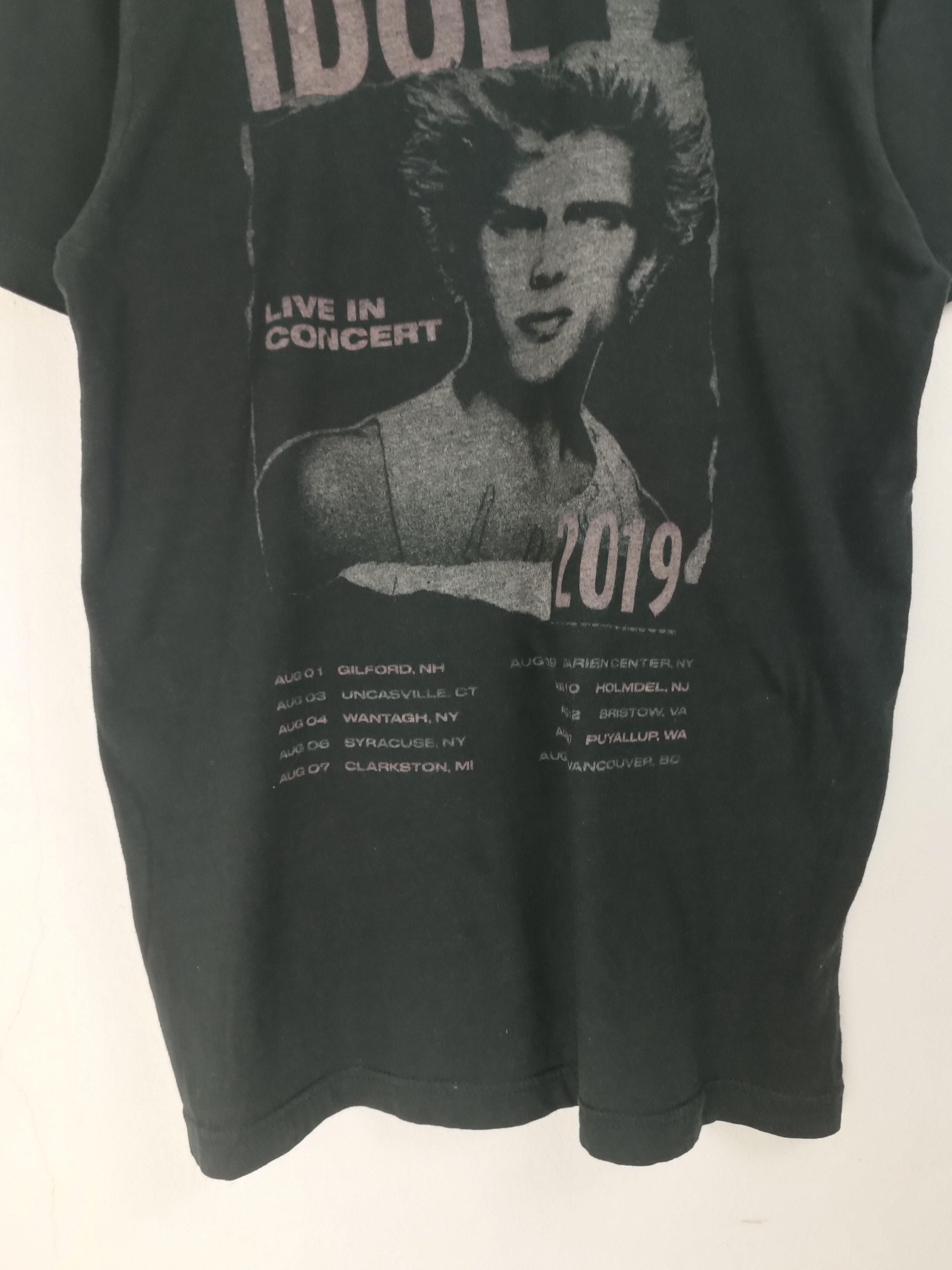 Band Tees FADED BILLY IDOL LIVE IN CONCERT 2019 iggy pop billy joel Size US M / EU 48-50 / 2 - 6 Thumbnail
