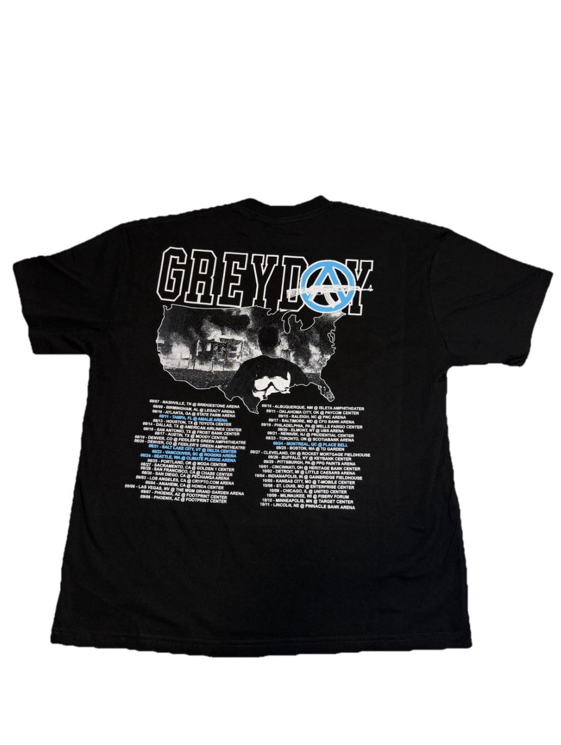 Fuck The Population × G59 Records GREYDAY 2024 Blue Tour Tee G59 $uicideboy$ Size US XL / EU 56 / 4 - 2 Thumbnail
