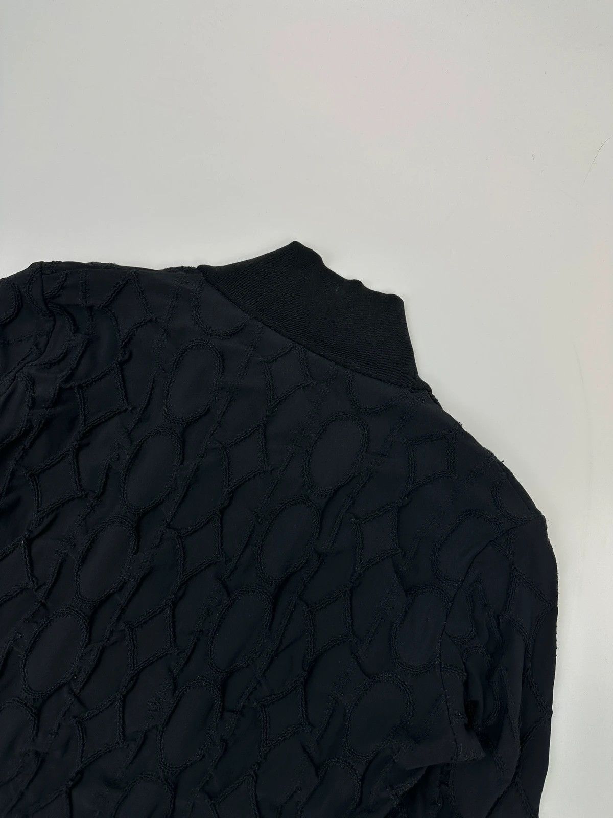Marithe + Francois Girbaud Marithé + François Girbaud 00’s Black Stitches Fitted Jacket Size M / US 6-8 / IT 42-44 - 5 Thumbnail