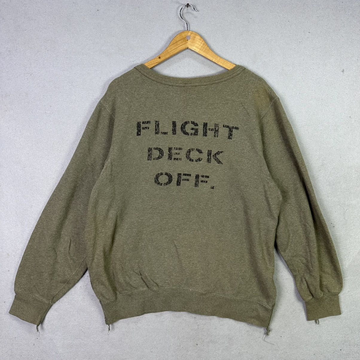 Avirex Vintage Avirex Air Force Sweatshirt Military Flight Deck Size US XL / EU 56 / 4 - 2 Thumbnail