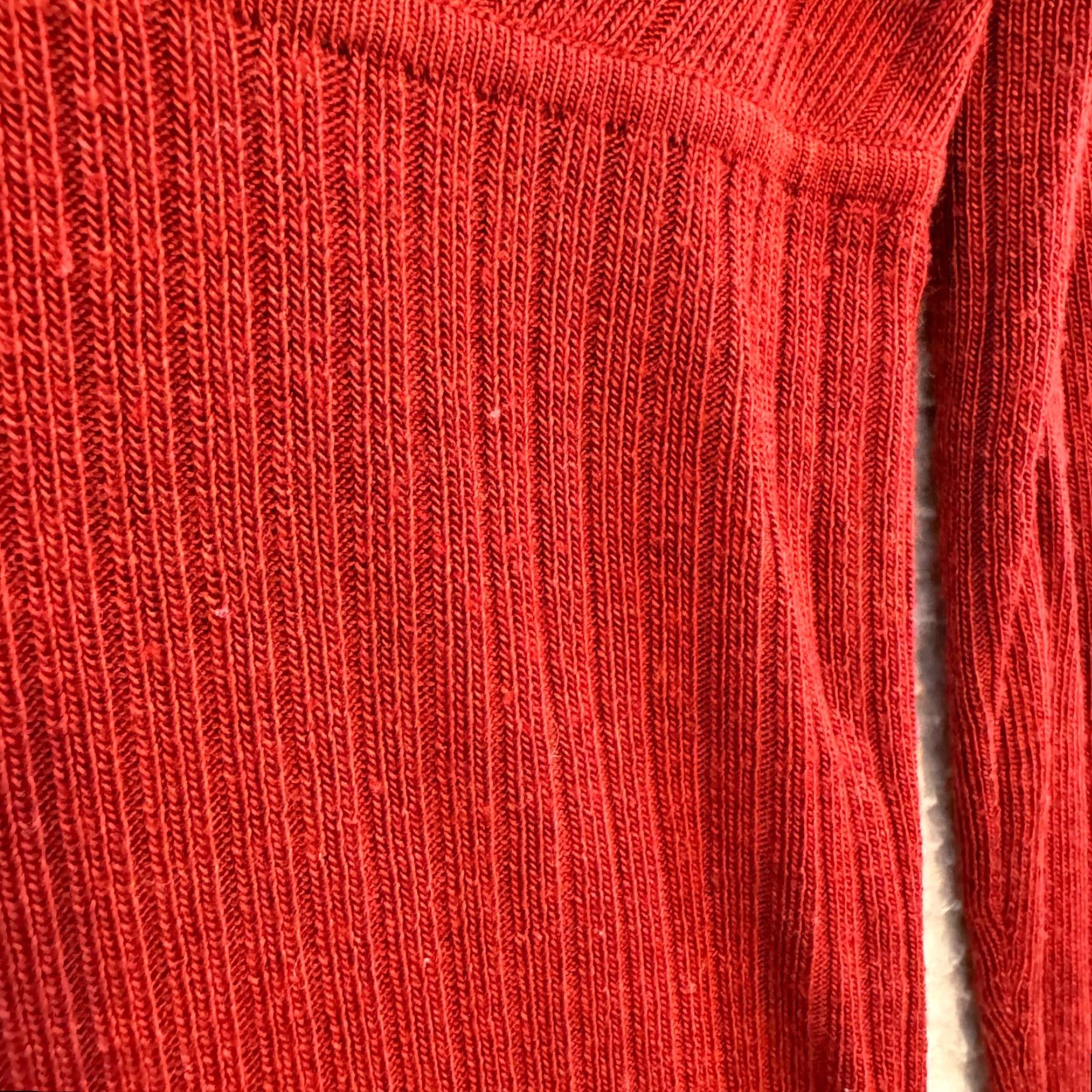 Vintage VINTAGE Y2K New York & Company Knit Shirt Red S Grunge Long Sleeve Boho Fairy Bella Swan Women's S Size S / US 4 / IT 40 - 5 Thumbnail