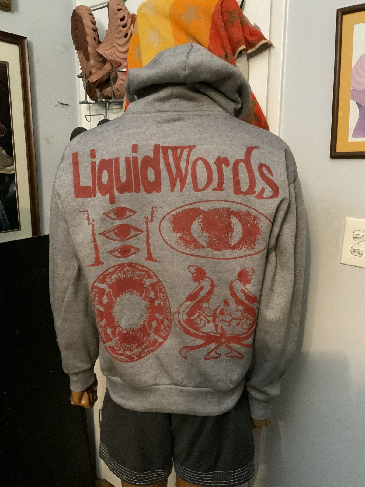 Other Mind Liquid “Liquid Words” Graphic Print Pullover Hoodie Size US M / EU 48-50 / 2 - 13 Thumbnail