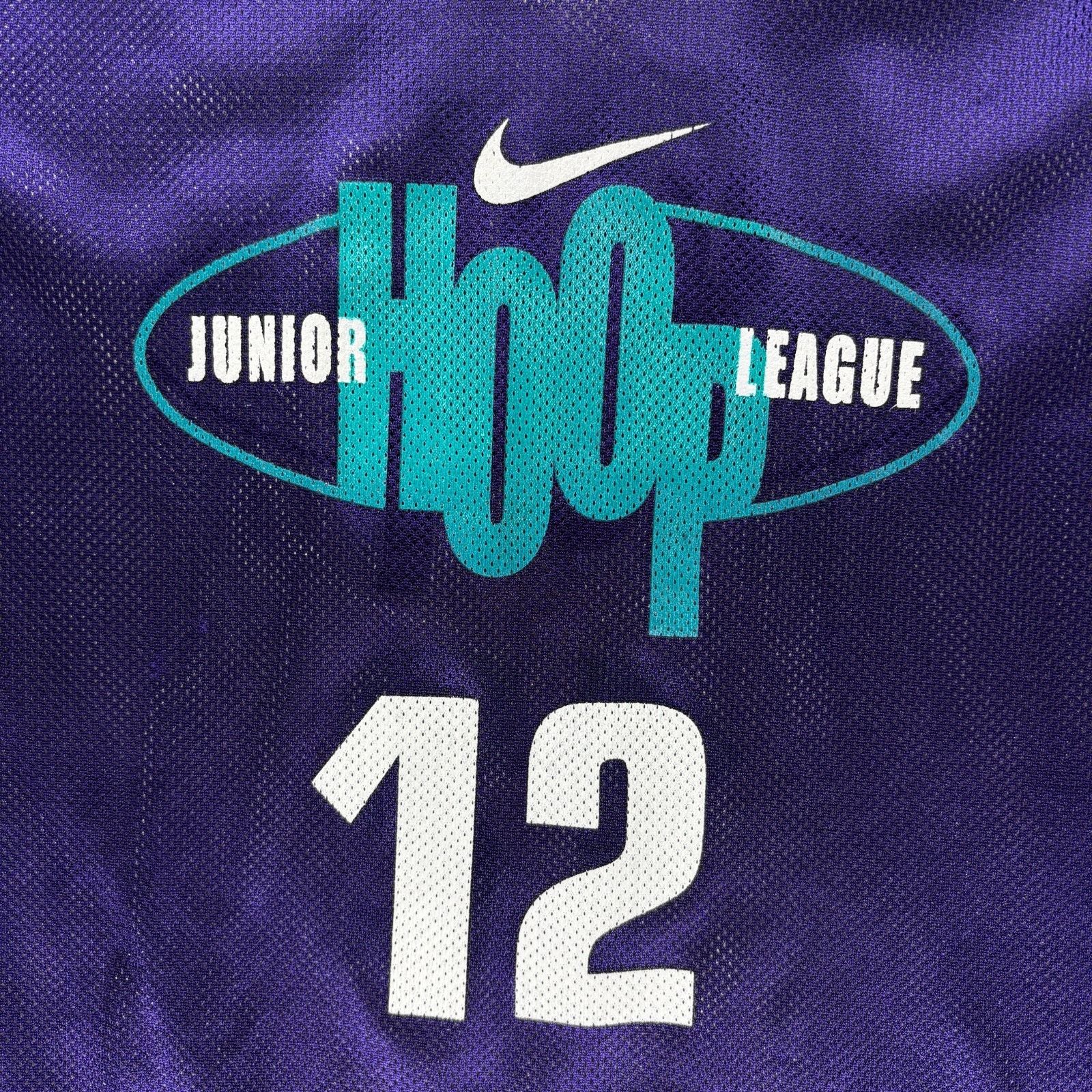 Nike Vintage Nike Junior Hoop League Jersey Purple USA XL Fits Me Size US M / EU 48-50 / 2 - 5 Thumbnail