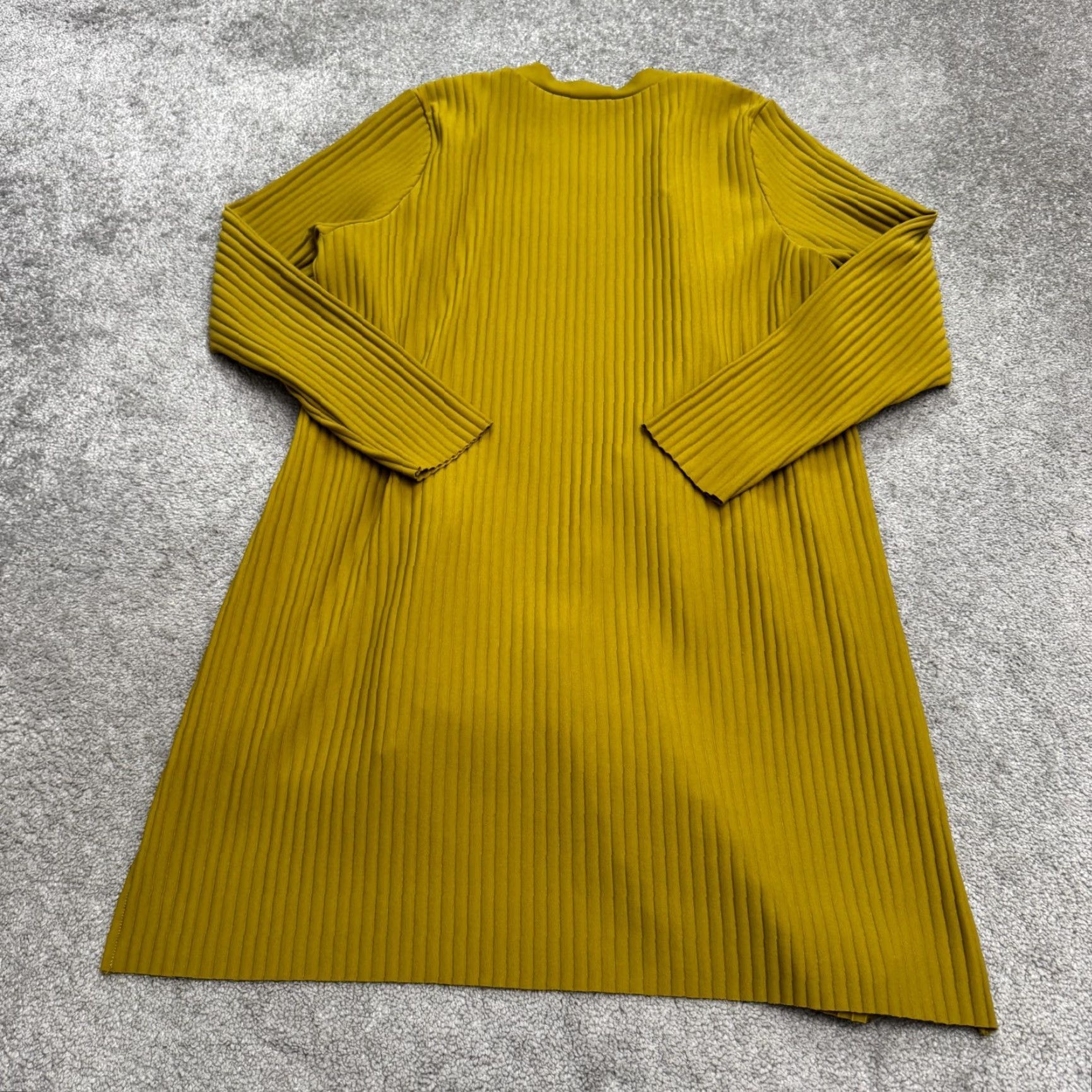 Andrew Marc Marc New York Andrew Marc Cardigan Sweater Womens XL Mustard Ribbed Open Front Size XL / US 12-14 / IT 48-50 - 2 Thumbnail