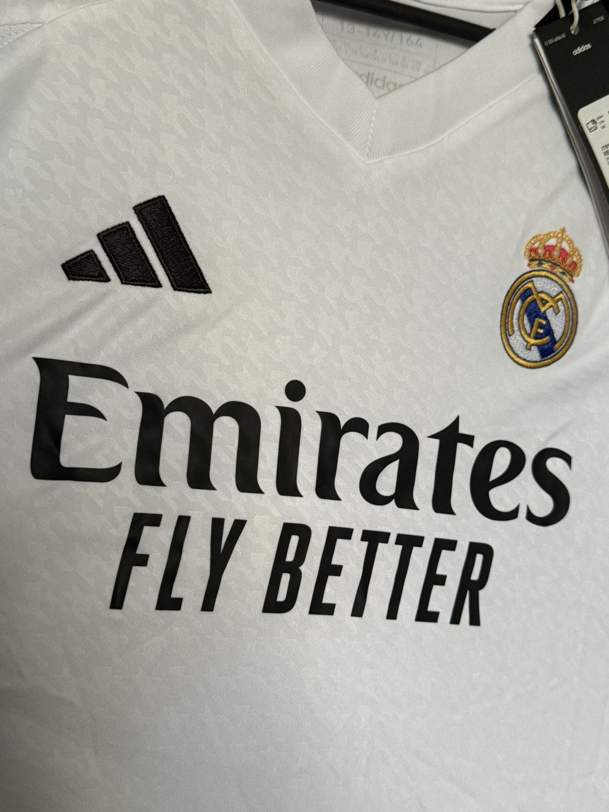 Adidas New KIDS Real Madrid 24/25 Home Bellingham Football Jersey Size US S / EU 44-46 / 1 - 4 Thumbnail