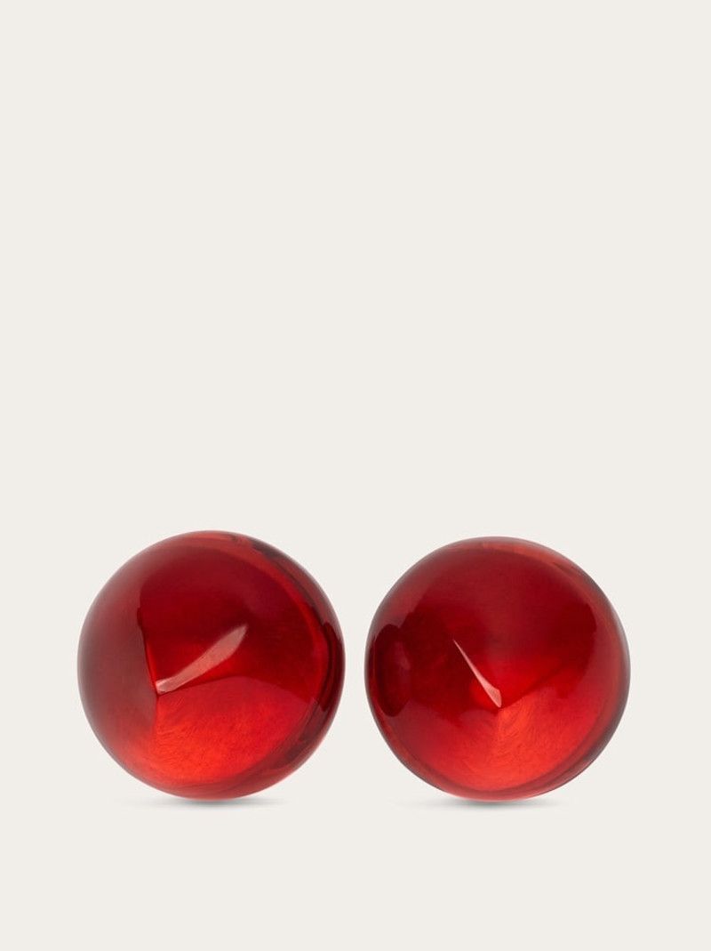 Salvatore Ferragamo o1y0426 Size : OS / Earrings in Red Size ONE SIZE - 1 Thumbnail