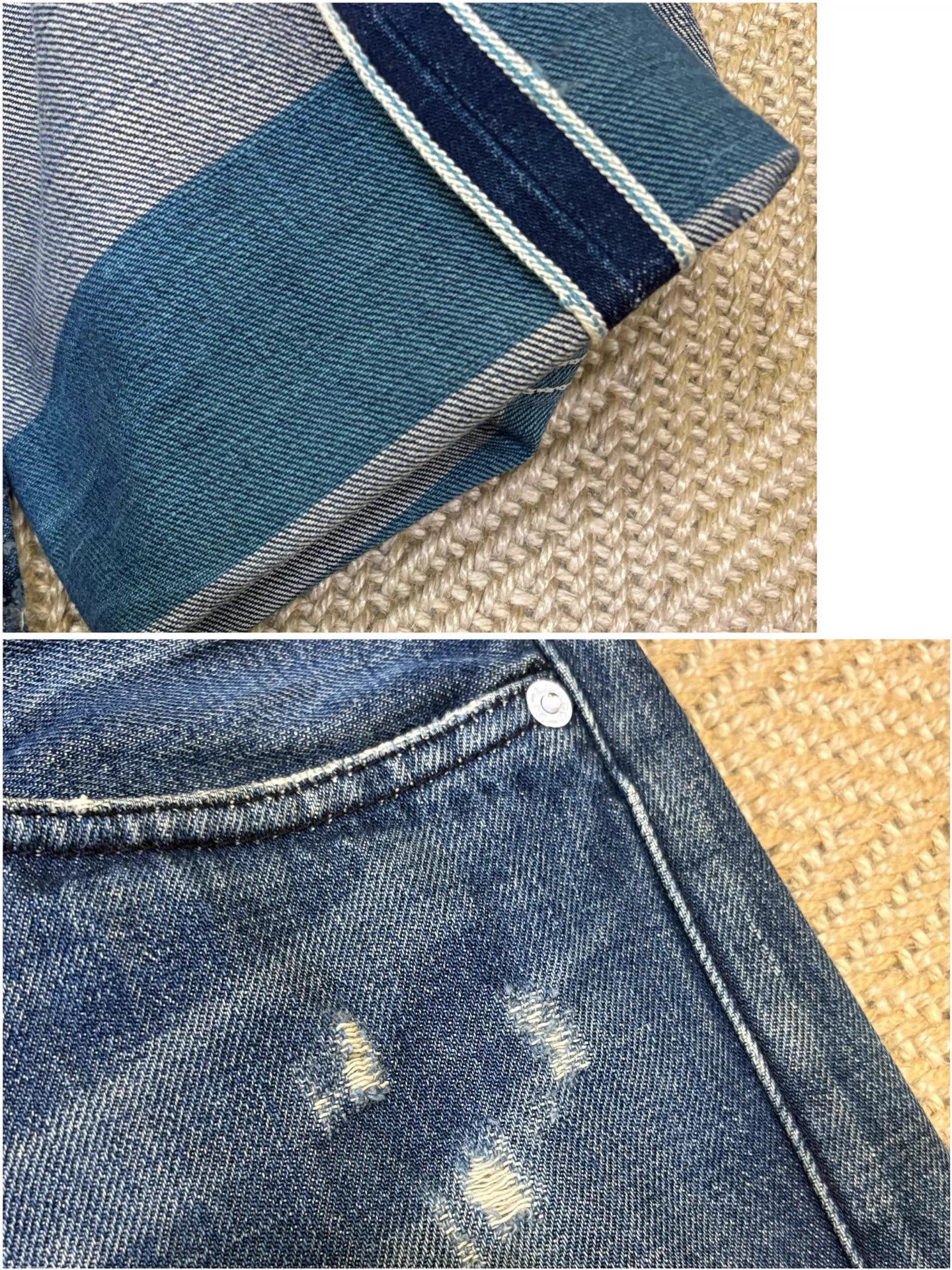 Levi's Levis Fenom 207 Jeans W32 Non-Crush Lightning Print Good Size US 32 / EU 48 - 7 Thumbnail