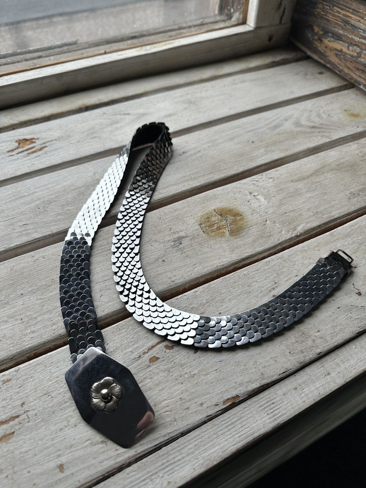 Vintage 🚨Vintage Crazy Metal Belt Drip Japanese Hype bb Simon Size ONE SIZE - 1 Thumbnail