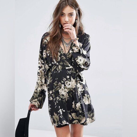 Denim & Supply Ralph Lauren Ralph Lauren Denim & Supply Floral Wrap Dress Size M / US 6-8 / IT 42-44 - 5 Thumbnail